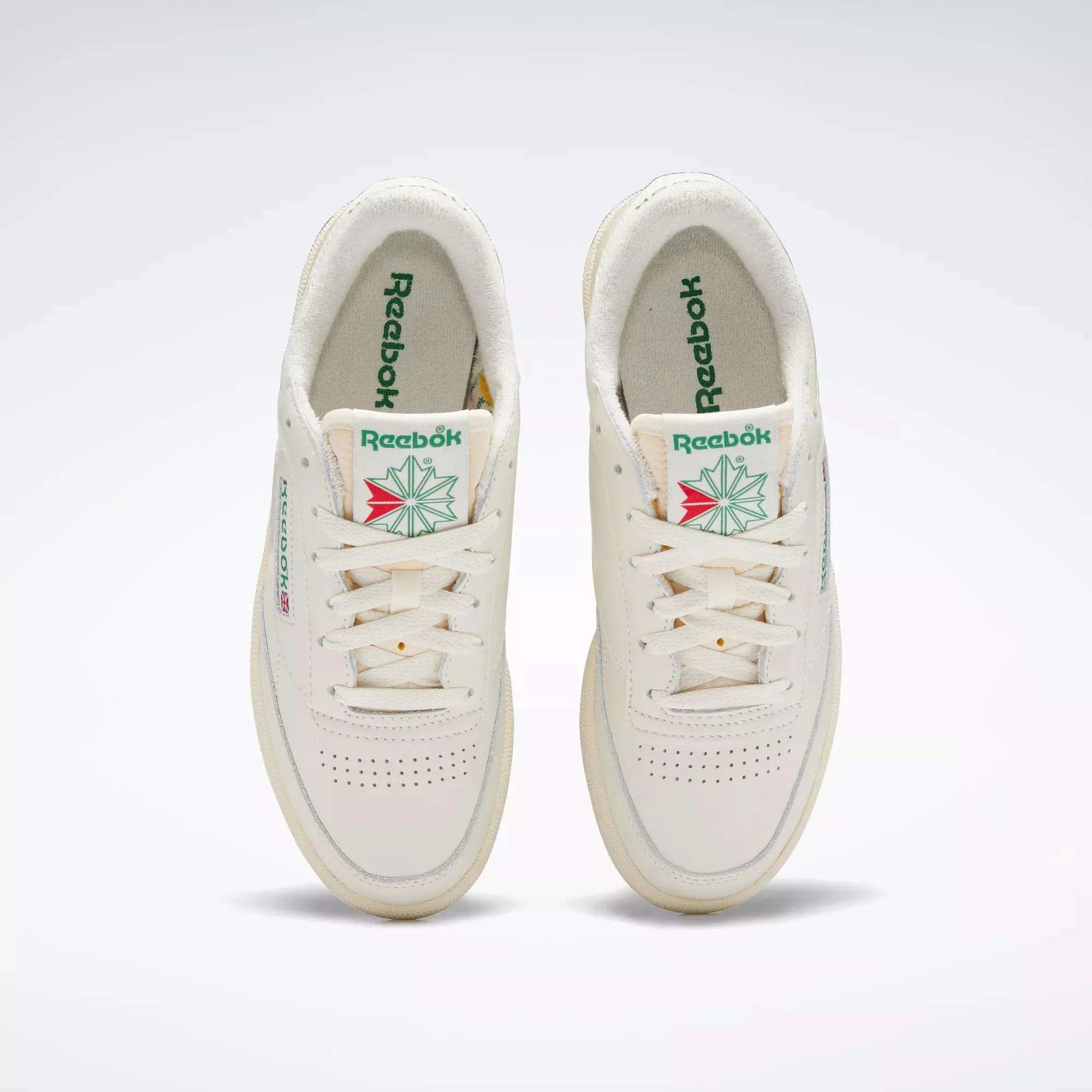 Reebok Women's Reebok Club C 85 Chalk/Paperwhite/Glen Green Style: 100007797