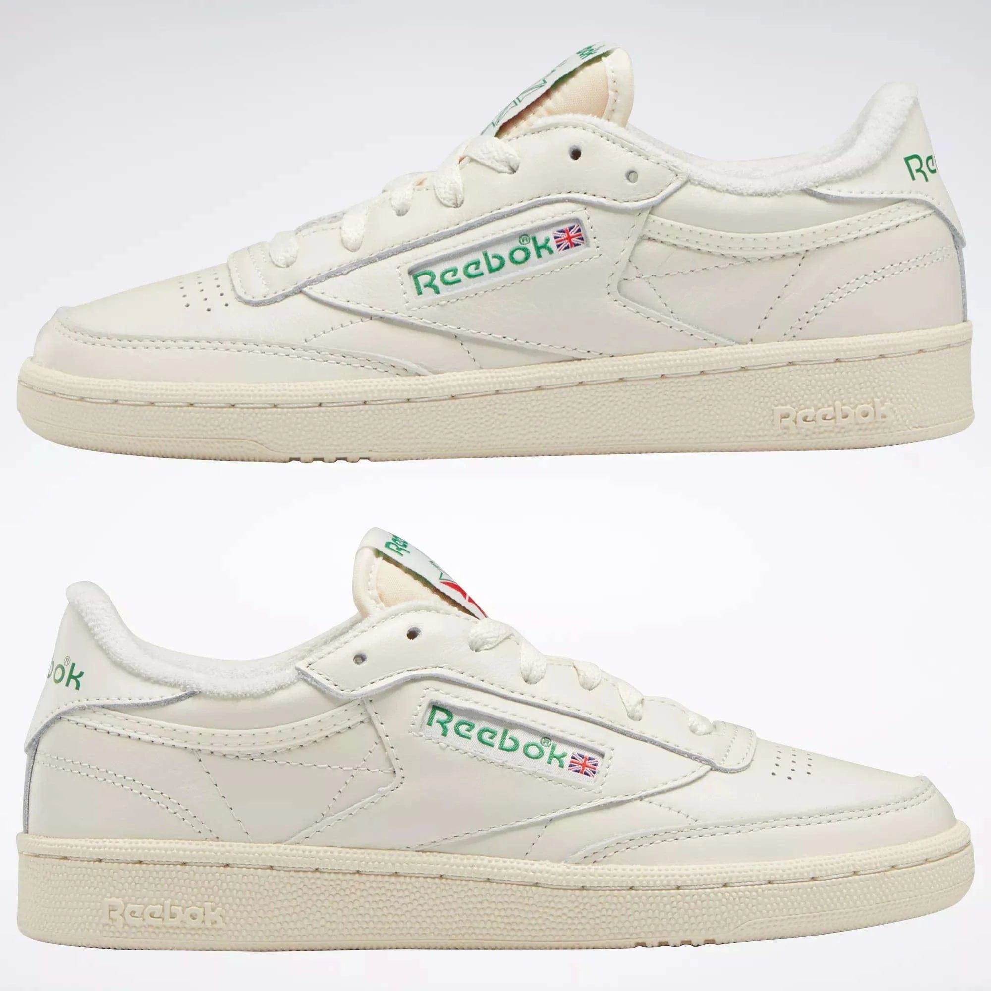 Reebok Women's Reebok Club C 85 Chalk/Paperwhite/Glen Green Style: 100007797