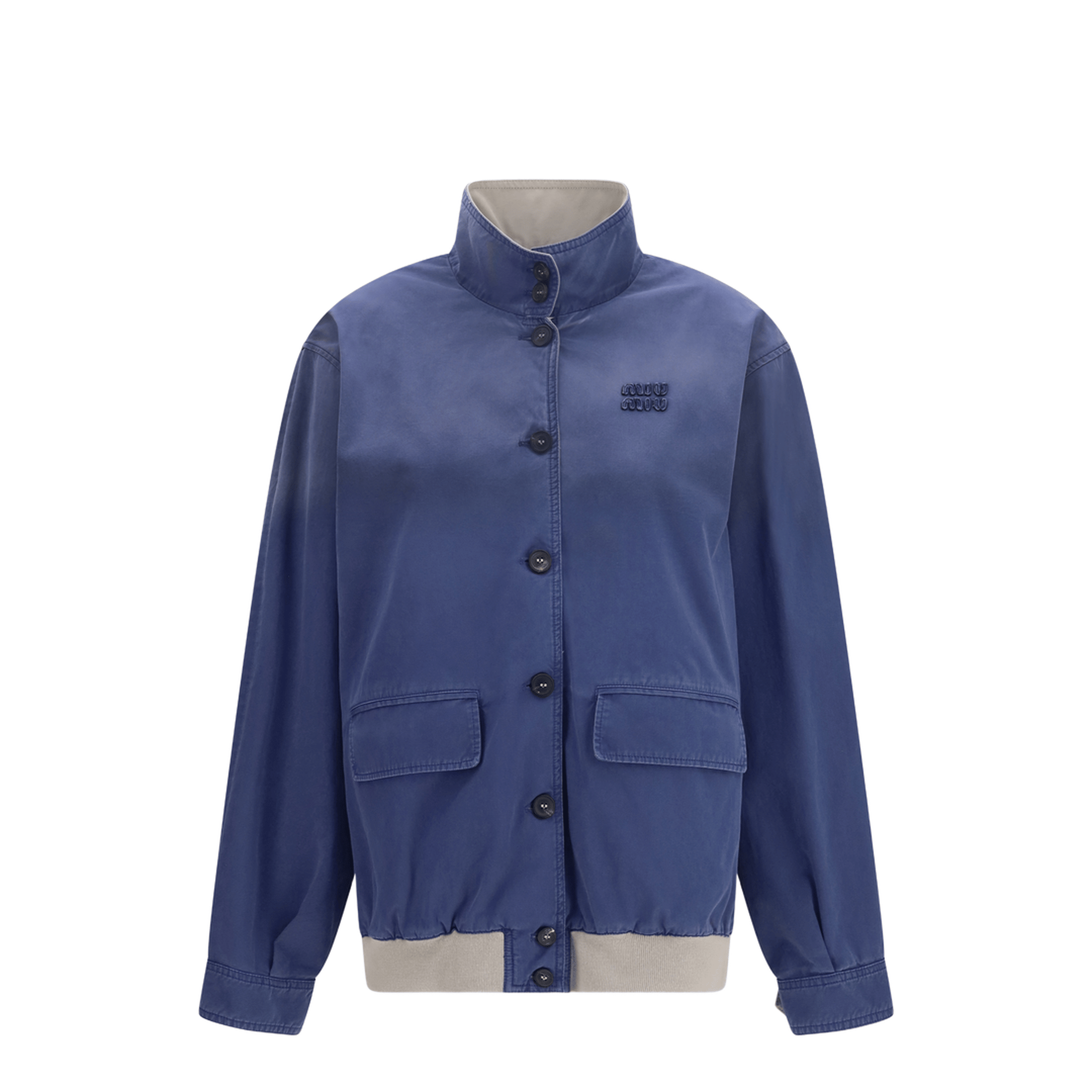 Miu Miu Old Washed Twill Jacket
