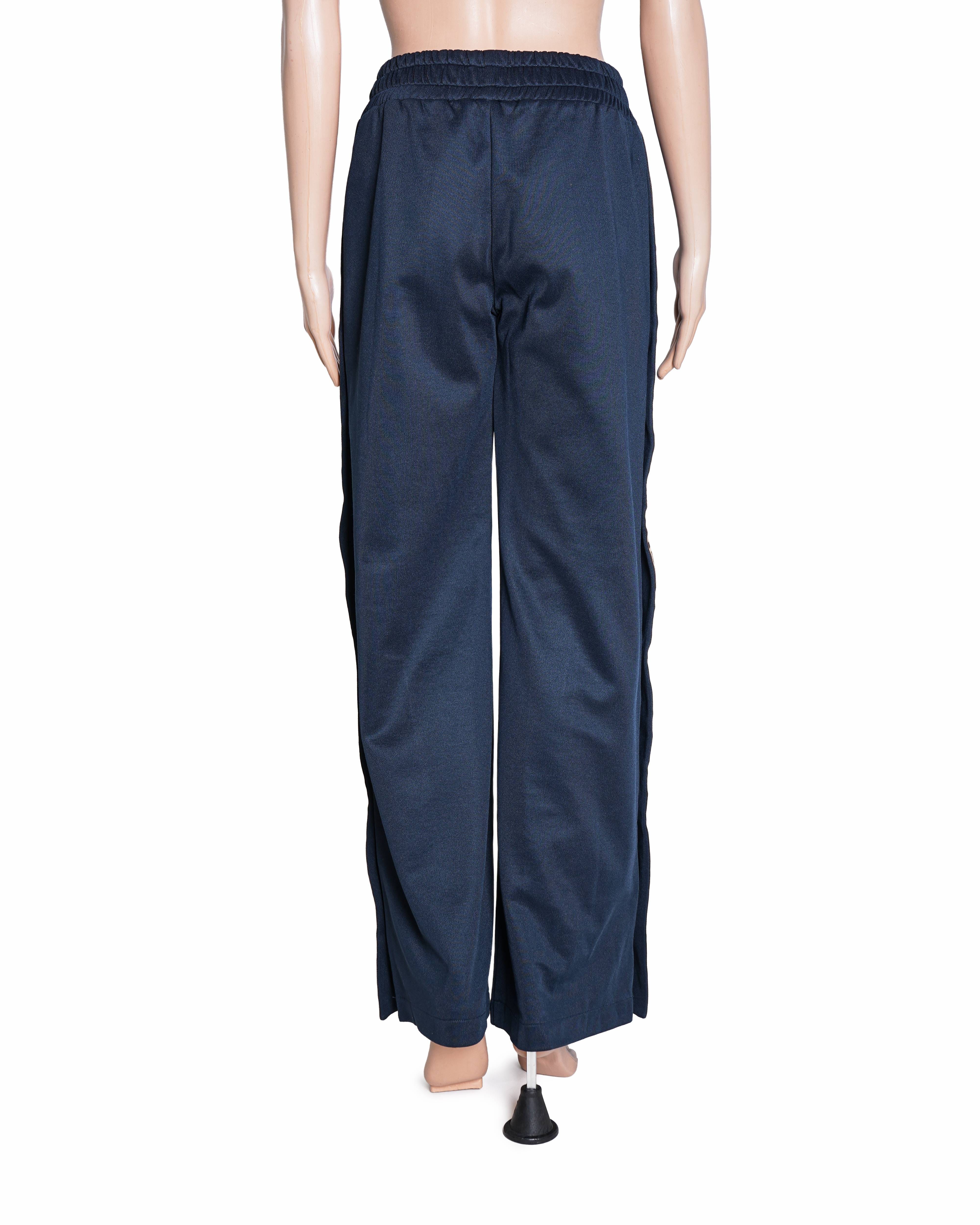 Fendi FF Logo Tape Wide - Leg Trousers