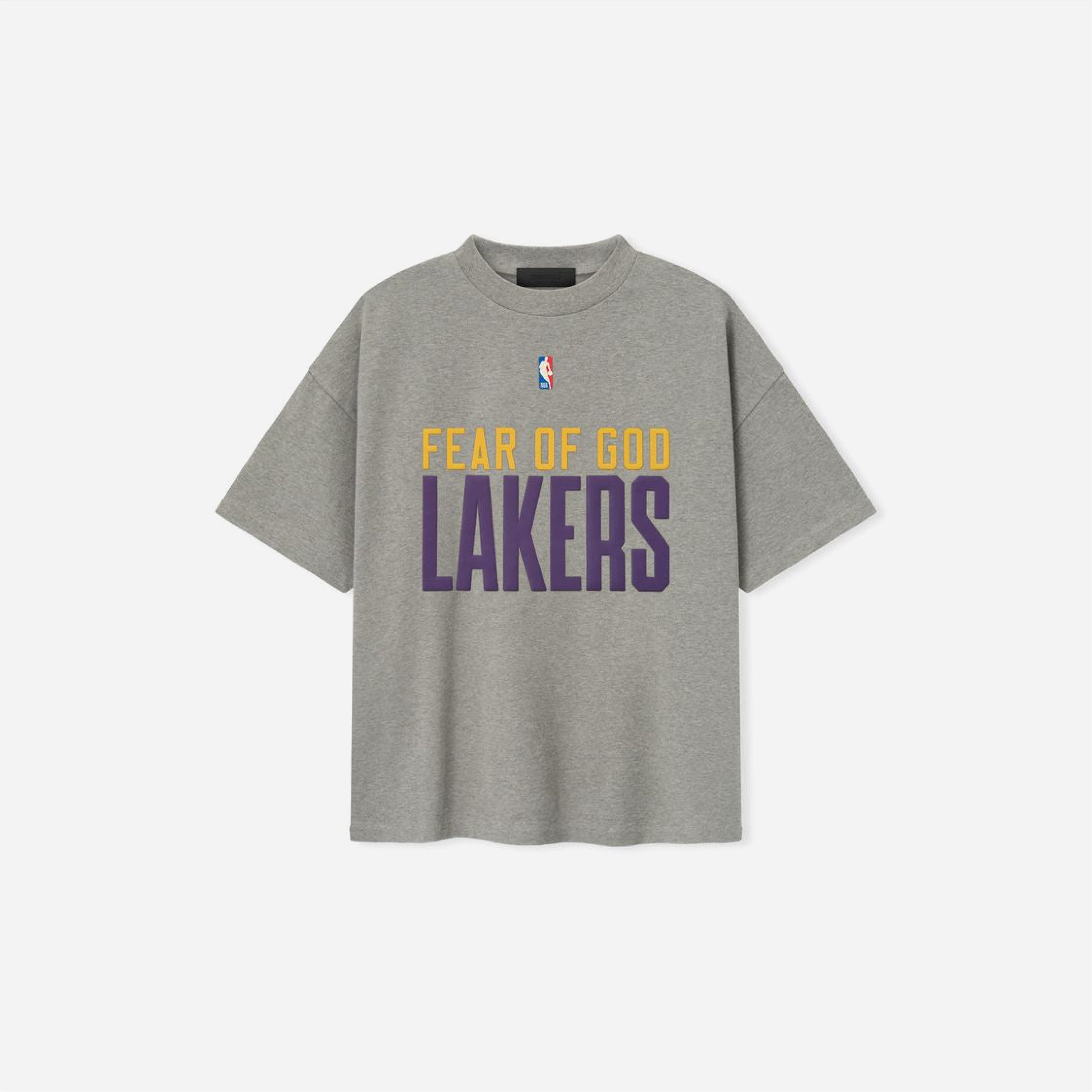 Fear of God Essentials Lakers 90s T-Shirt Concrete Heather