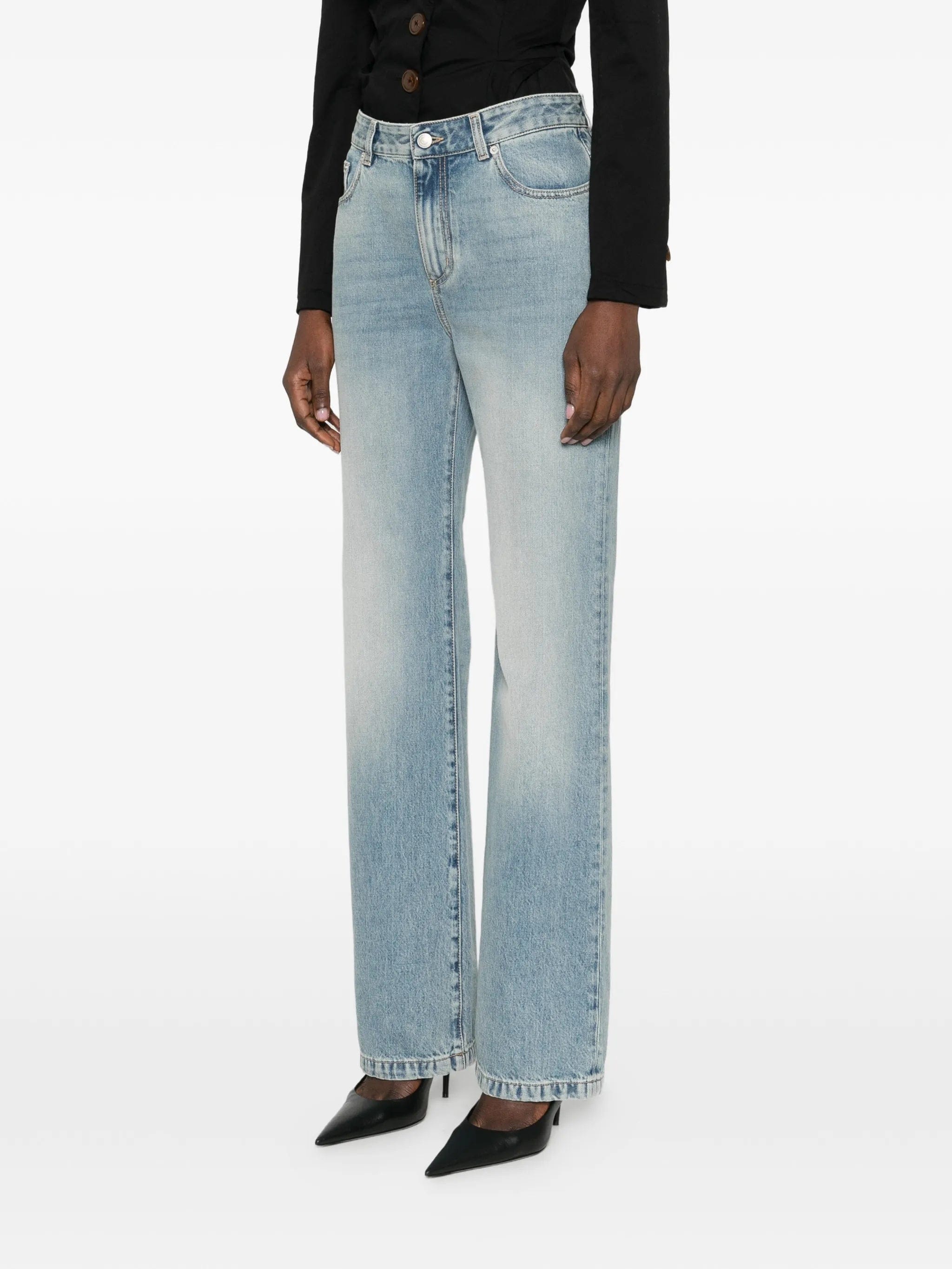 Alexander McQueen straight - leg cotton jeans
