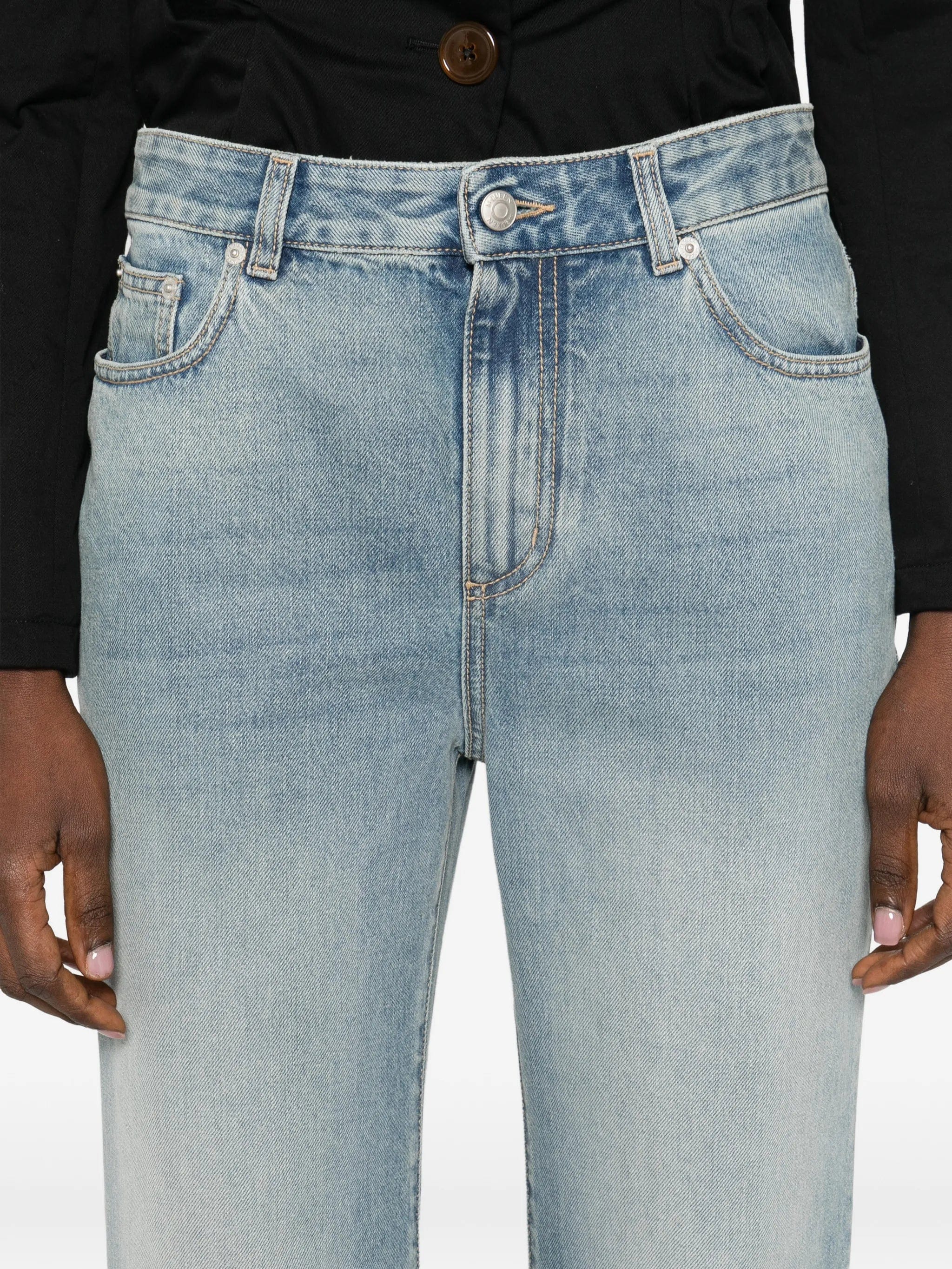 Alexander McQueen straight - leg cotton jeans