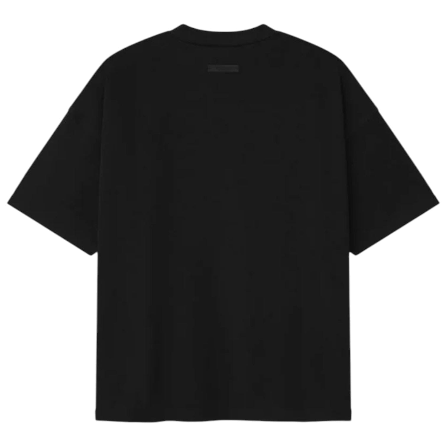 Fear Of God Essentials Ponte 90’s T-Shirt Vintage Black with Reflective Logo (FW25)