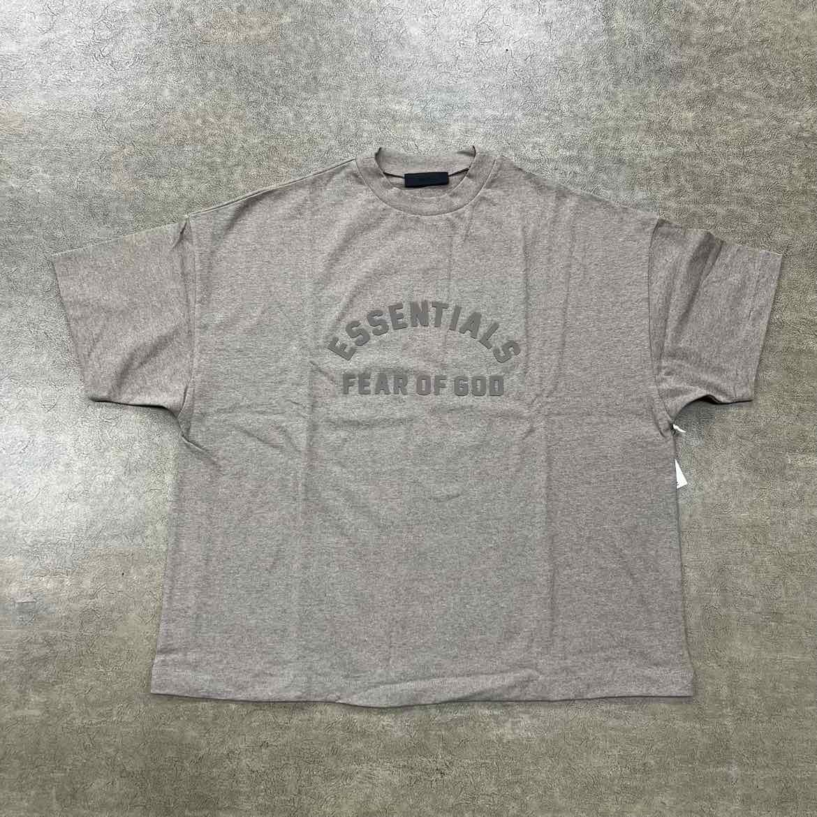 Fear of God T - Shirt ESSENTIALS Heather Grey New Size XL