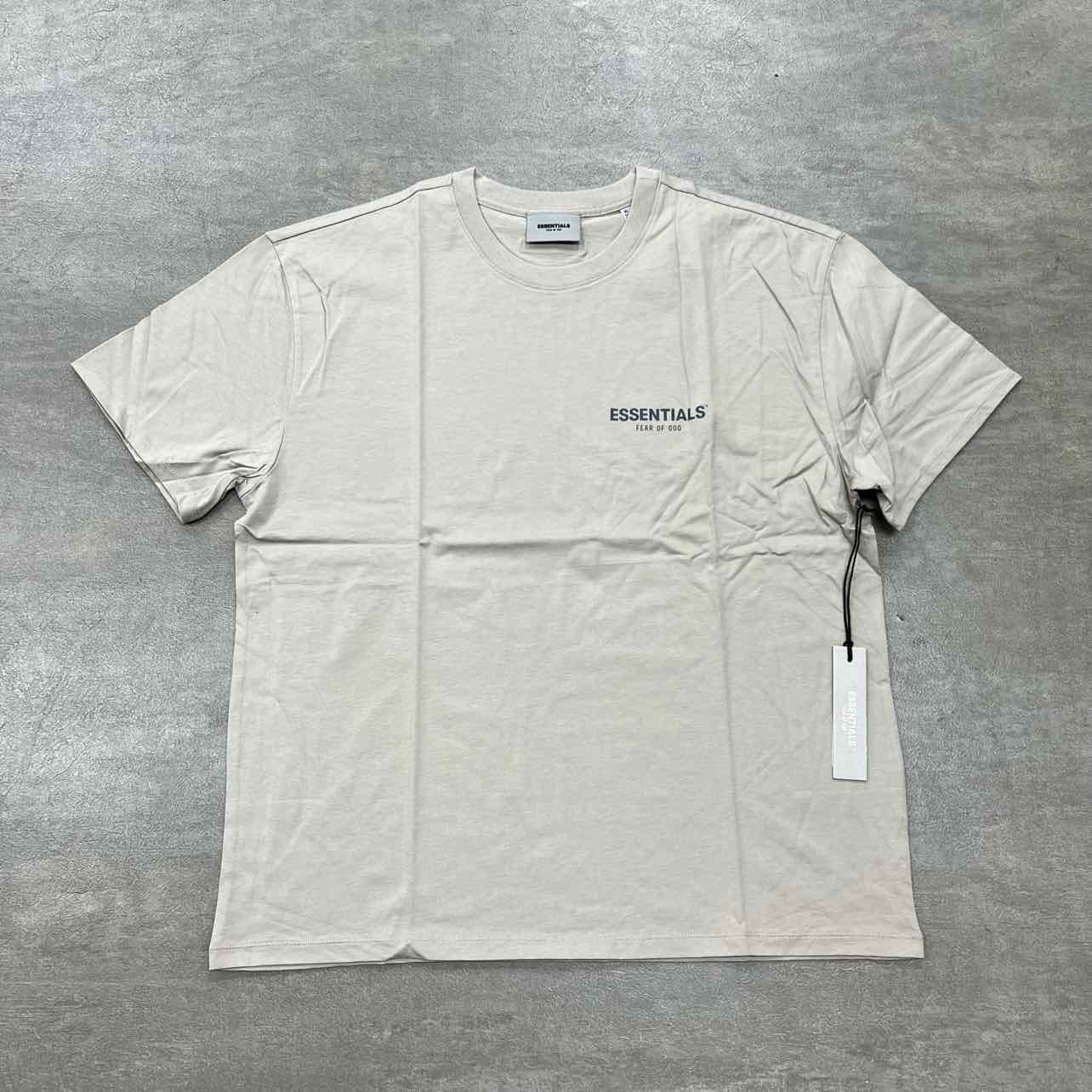 Fear of God T - Shirt ESSENTIALS Tan New Size 2XL