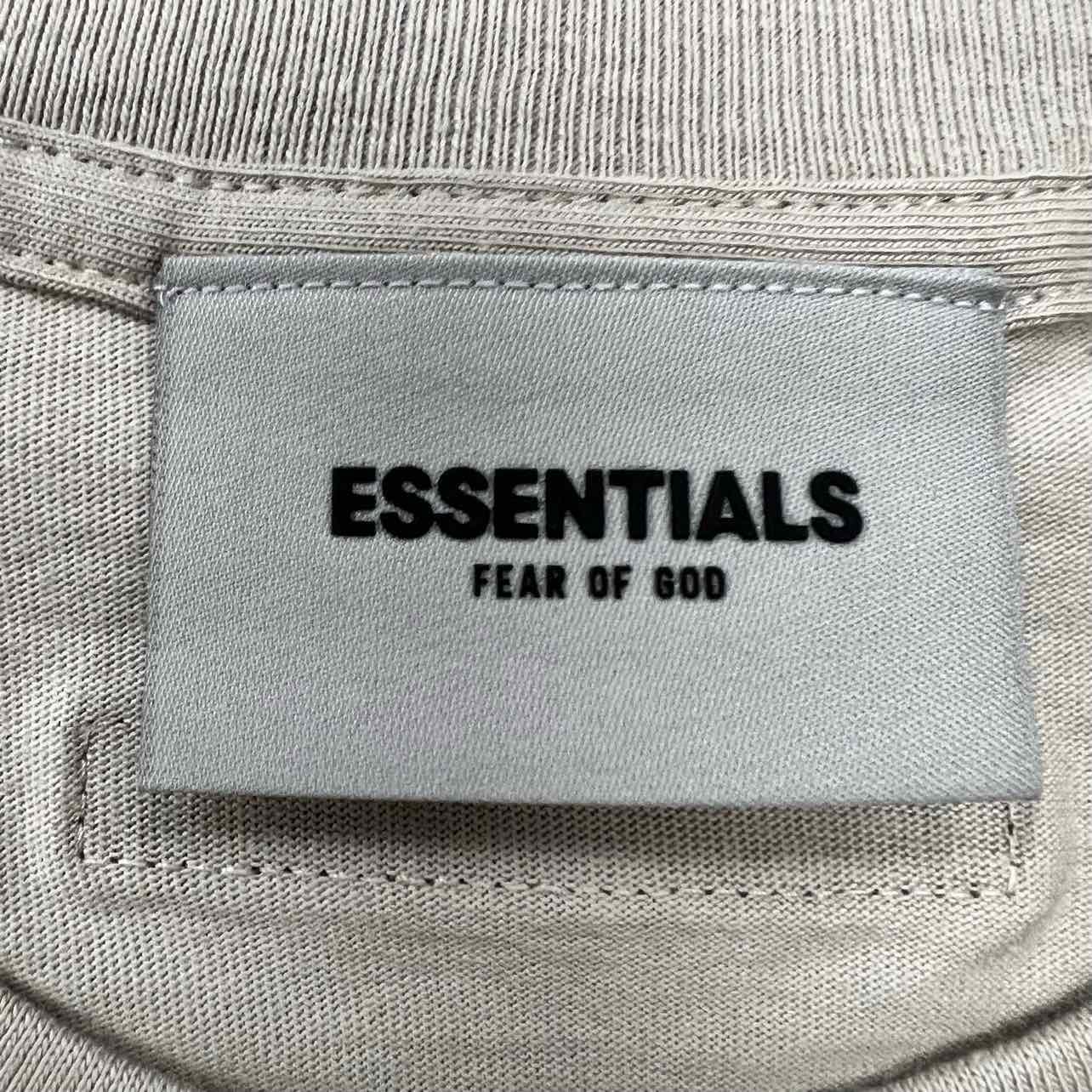 Fear of God T - Shirt ESSENTIALS Tan New Size 2XL