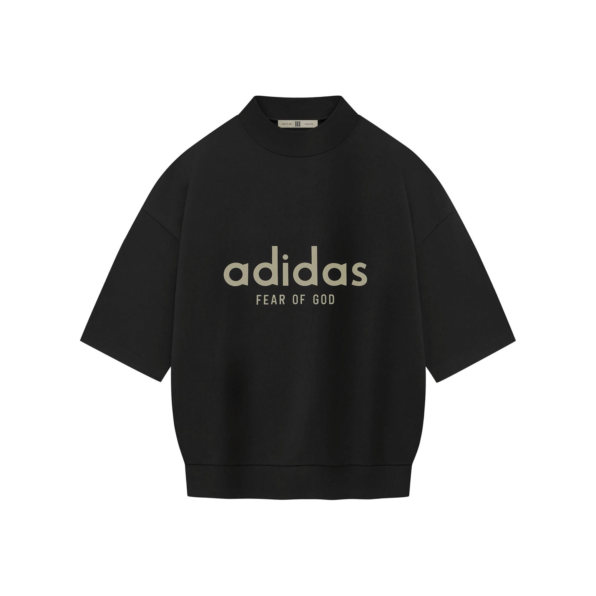 Fear of God Athletics Heavy Jersey 3/4 Mock T-Shirt Black (FW23)