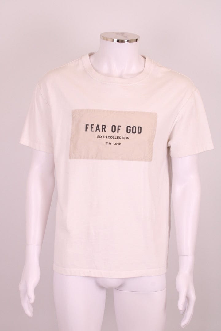 Fear of God Logo T - shirt White S