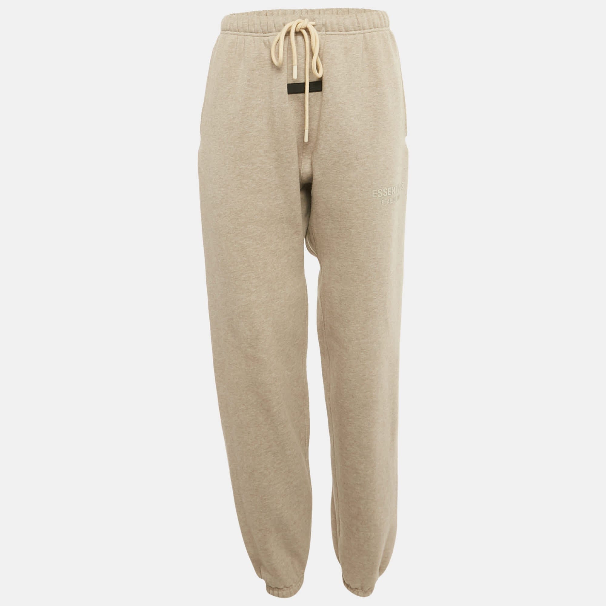 Fear of God Essentials Fear Of God Beige Cotton Sweatpants