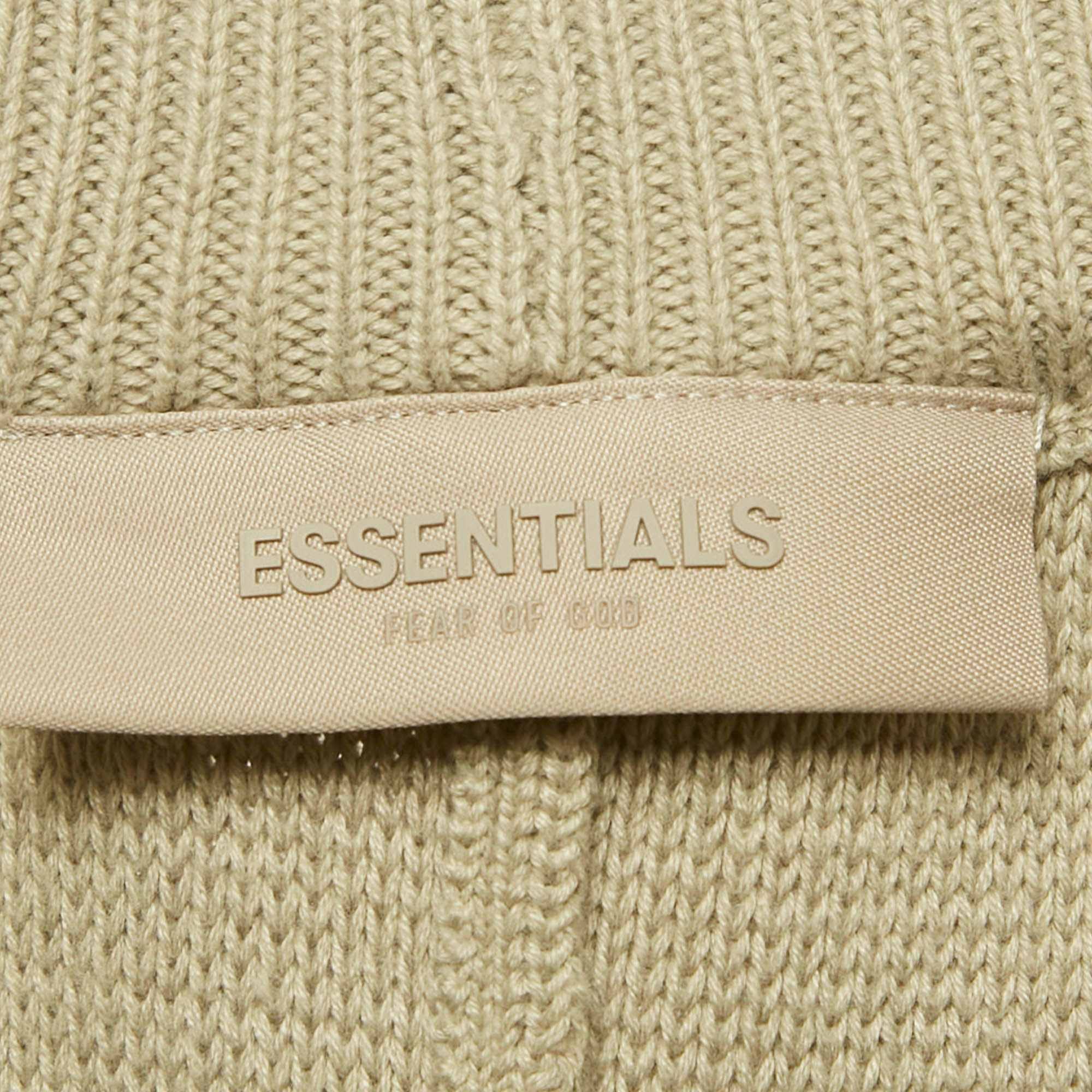 Fear of God Essentials Fear Of God Green Milano Knit Sweatpants