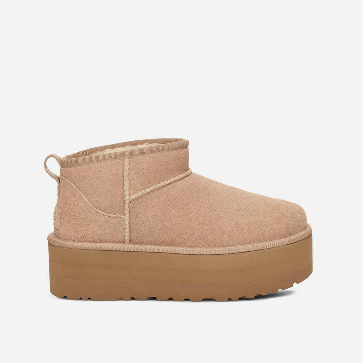 UGG WMNS CLASSIC ULTRA MINI PLATFORM - SAND
