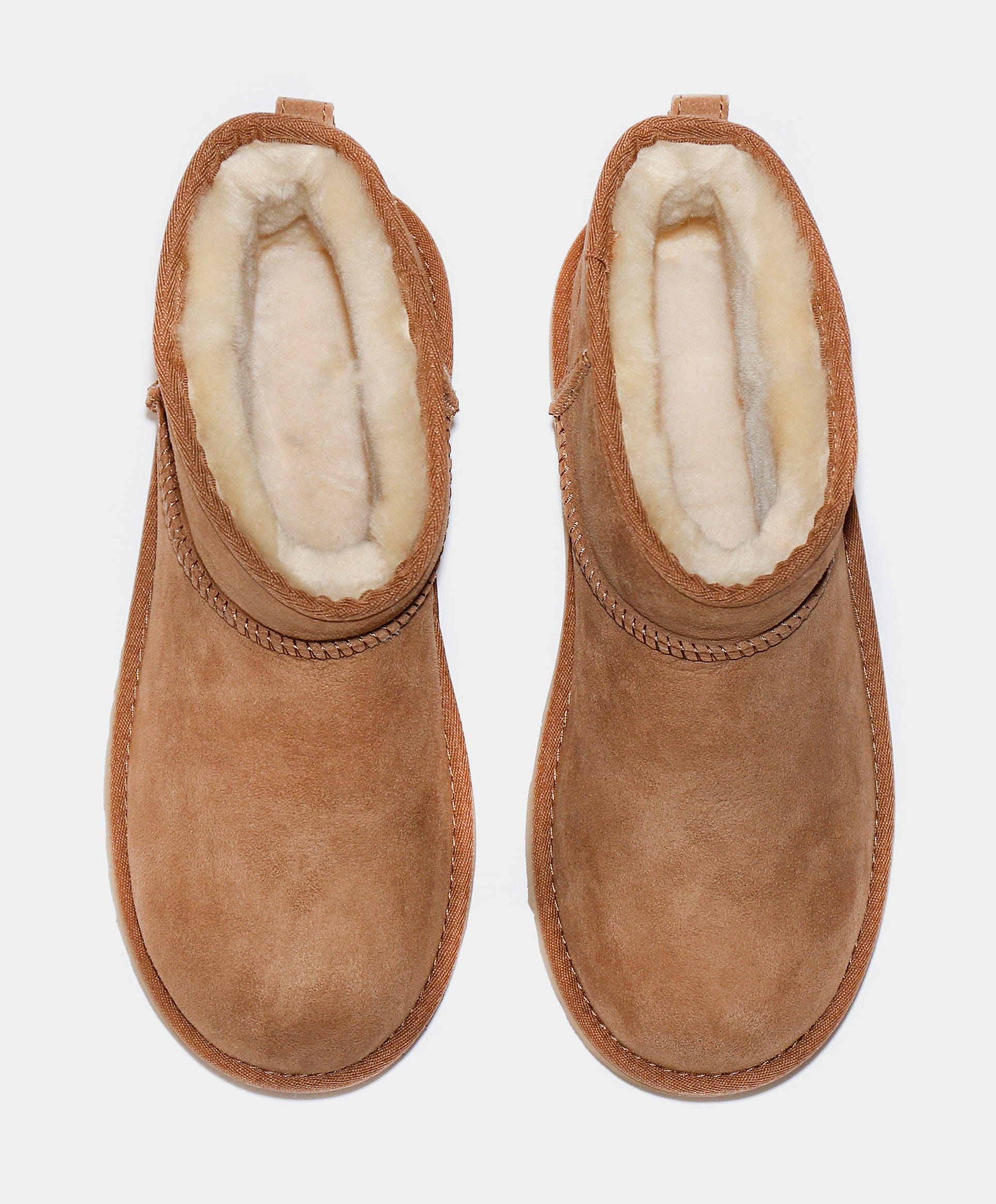 UGG Classic Mini II Ankle Grade School Boots (Chestnut)
