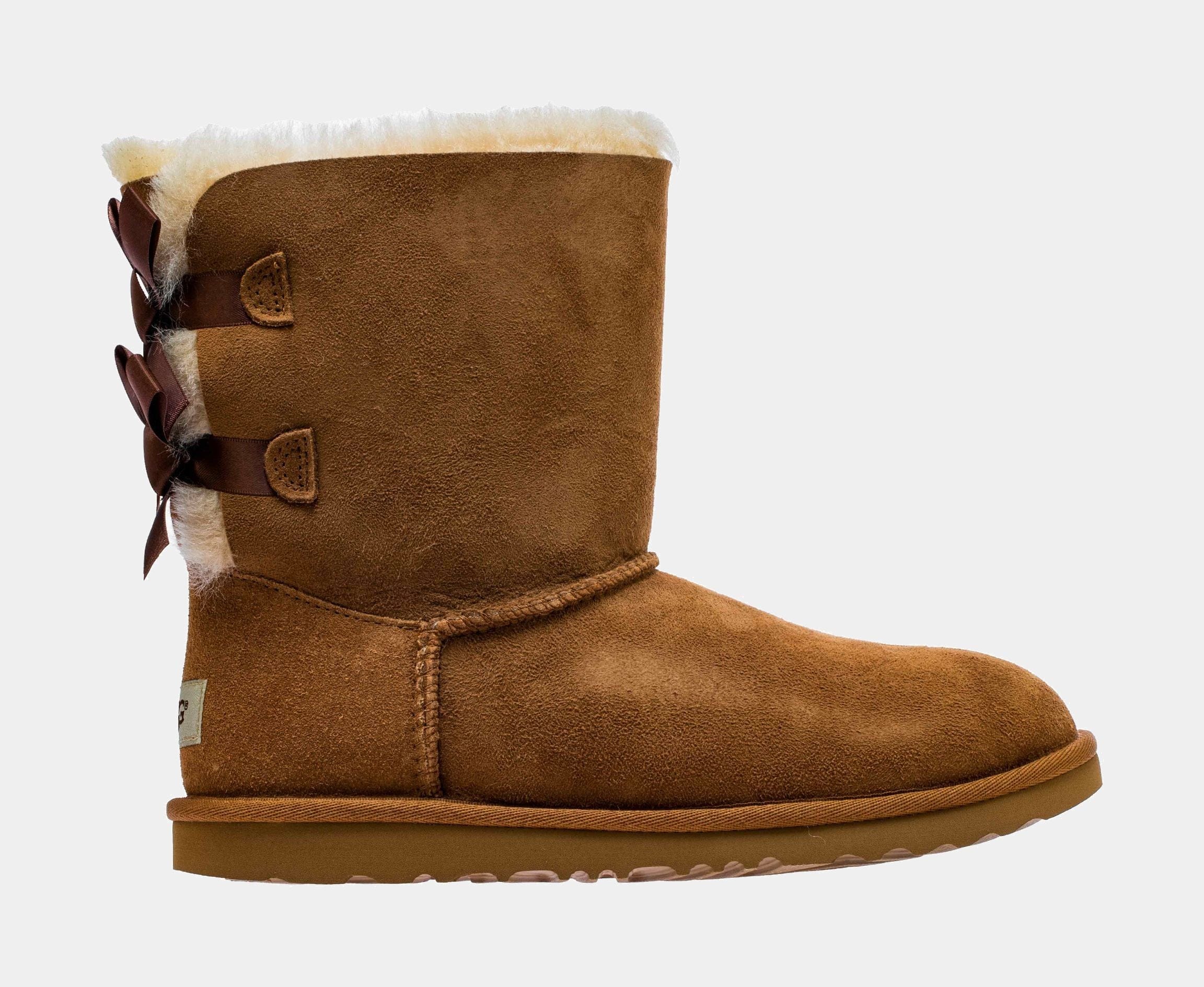 UGG Classic Bailey Bow 2 Grade School Boots (Chestnut Brown)