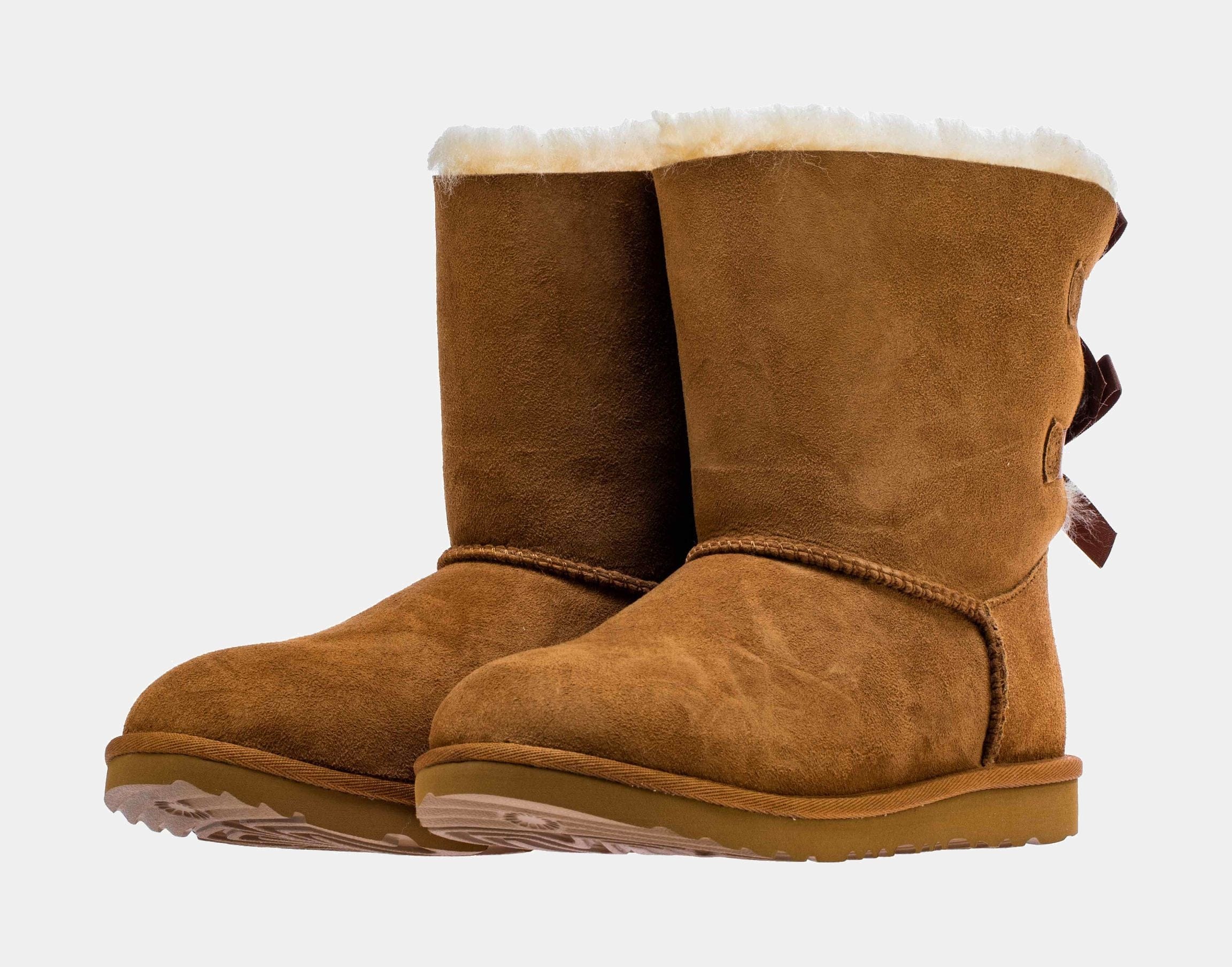 UGG Classic Bailey Bow 2 Grade School Boots (Chestnut Brown)