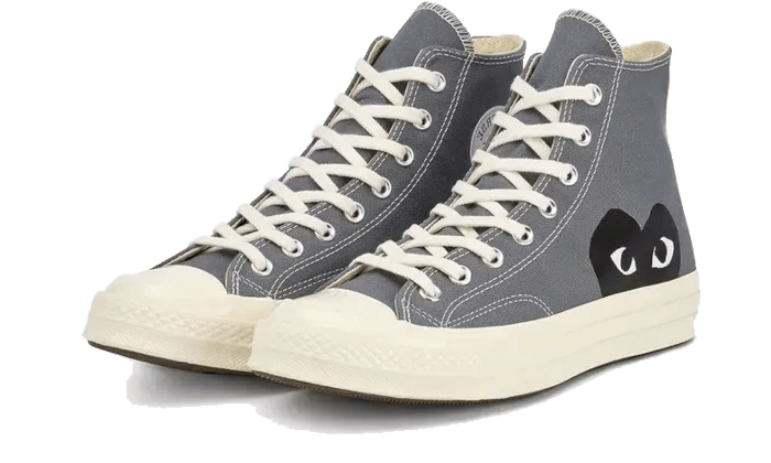 Converse Chuck Taylor All - Star 70s Hi Comme des Garçons PLAY Steel Grey