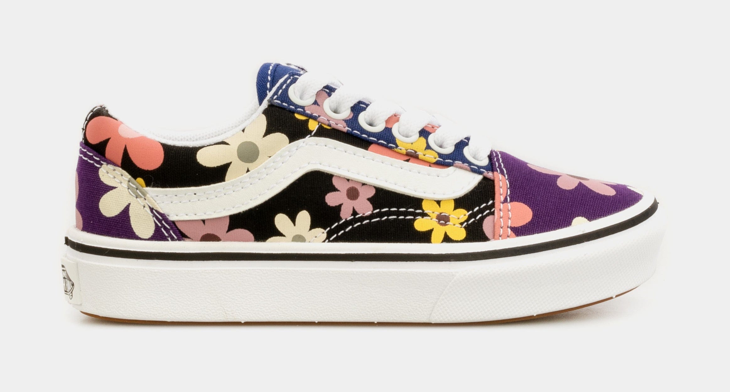 Vans Old Skool Preschool Skate Shoes (Purple/Blue)