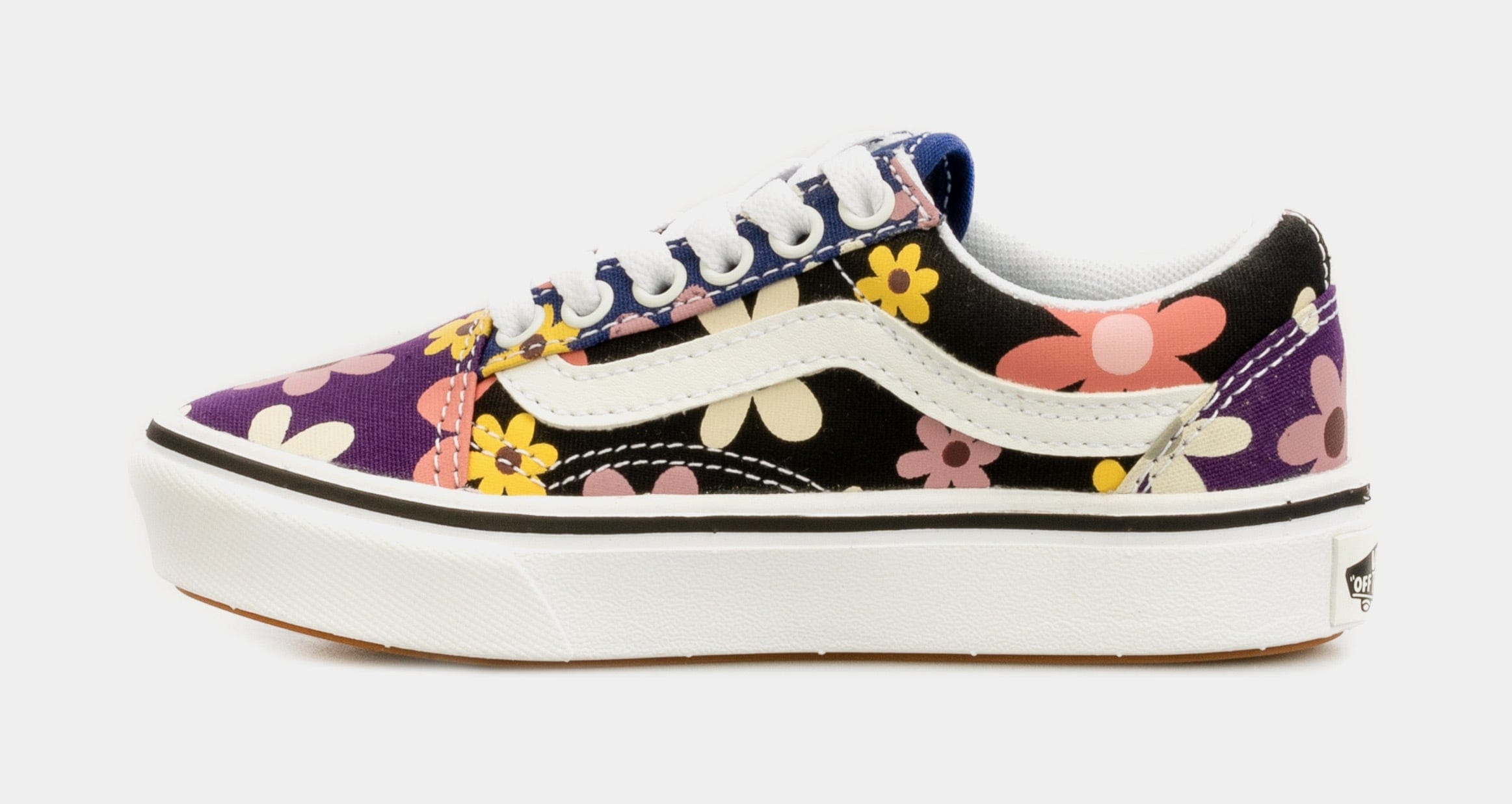 Vans Old Skool Preschool Skate Shoes (Purple/Blue)