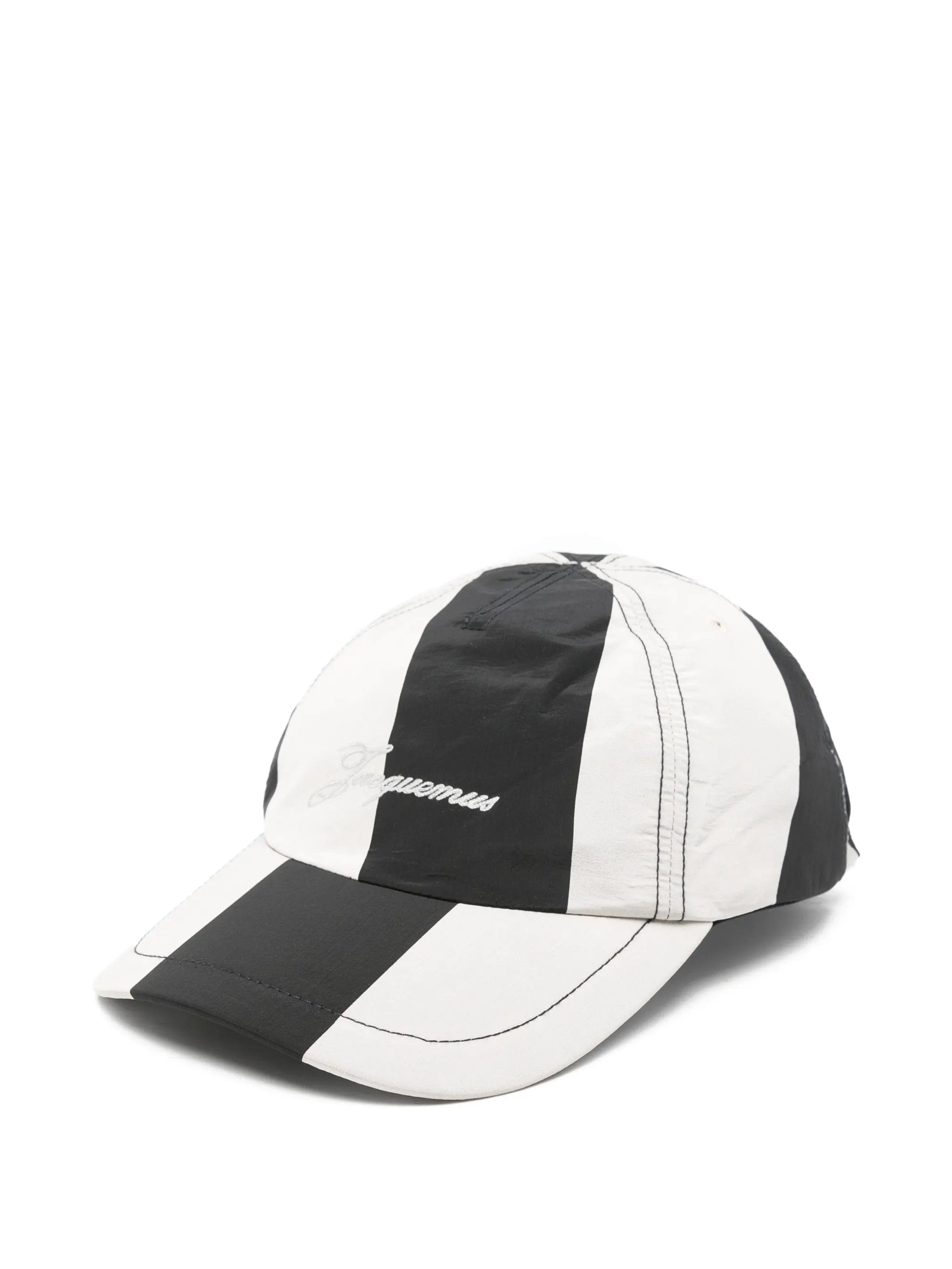 Jacquemus La Casquette Baluchon striped cap
