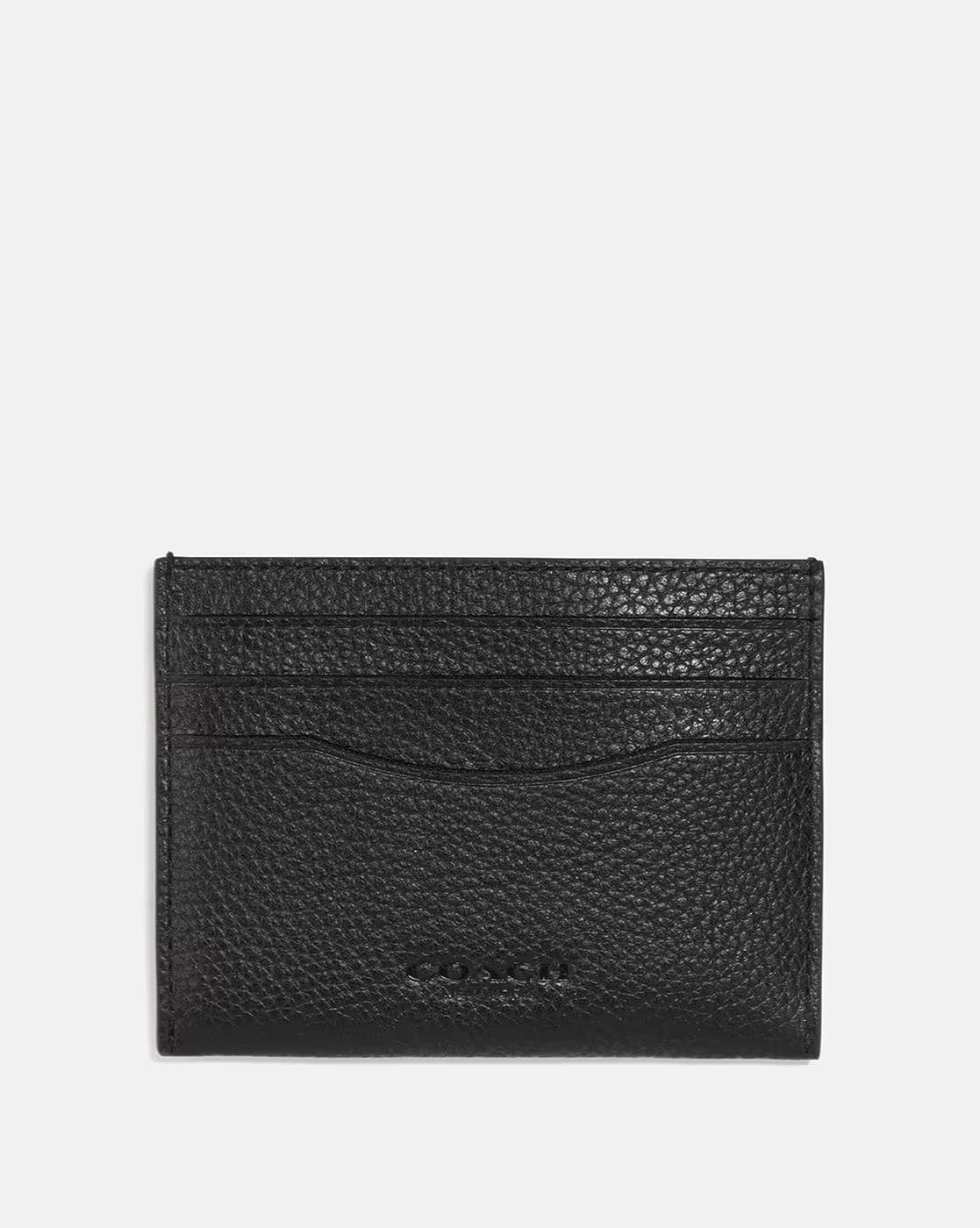 COACH Card Case with Signature Canvas