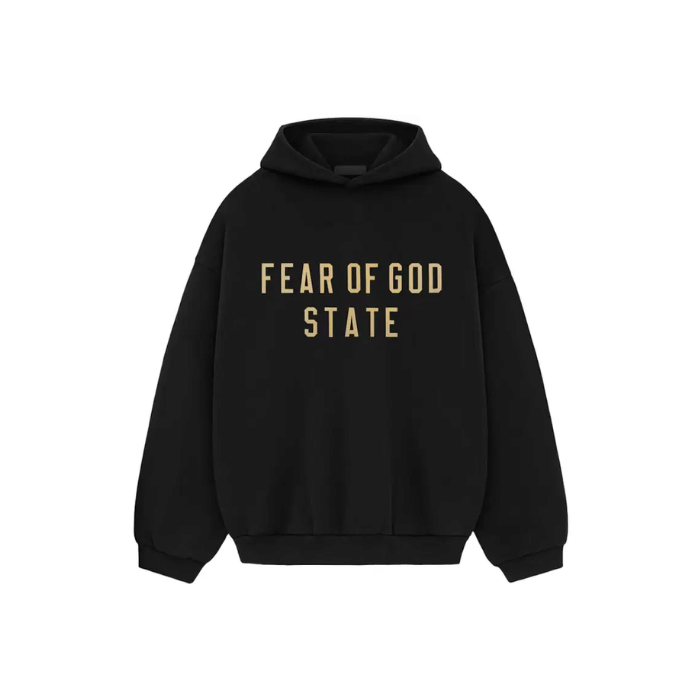 Fear of God Essentials Essentials - Fear of God Fleece Hoodie Black