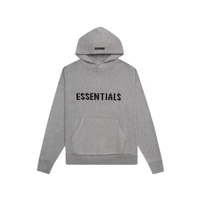 Fear of God Essentials Essentials Knit Hoodie Oatmeal