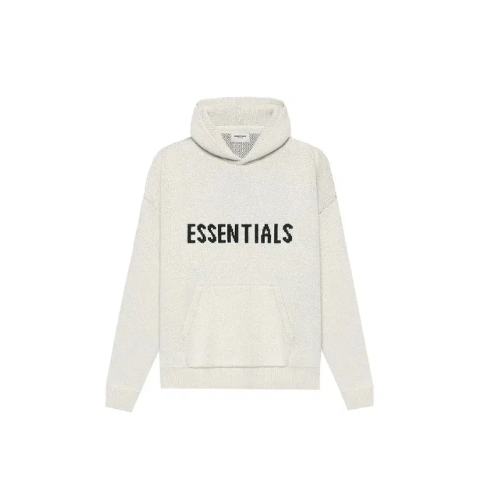 Fear of God Essentials Essentials - Fear of God Knit Hoodie Cream