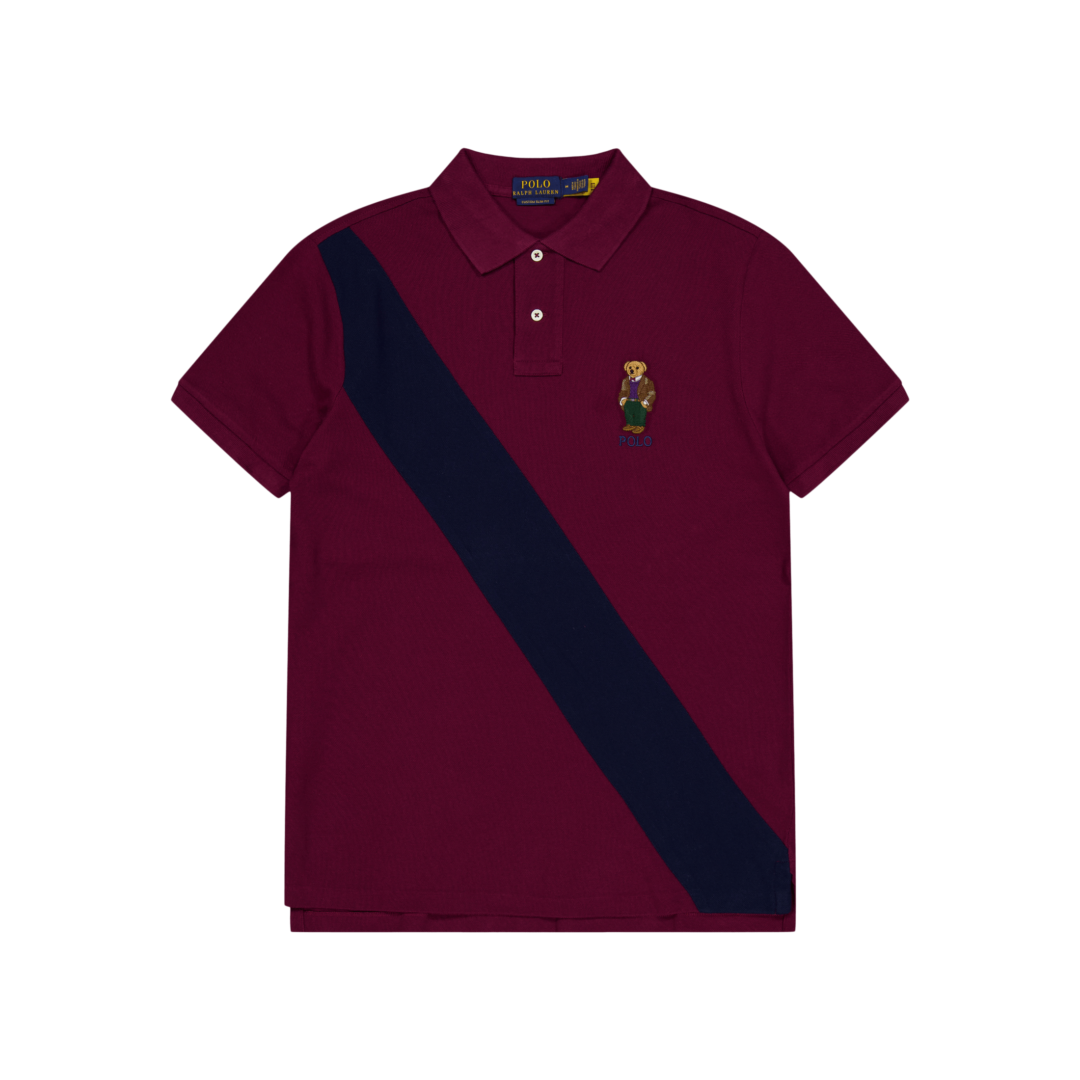Polo Ralph Lauren Custom Slim Fit Polo Bear Polo Shirt Fa23 Cls Wn/Crse Nvy Hrtg Bear