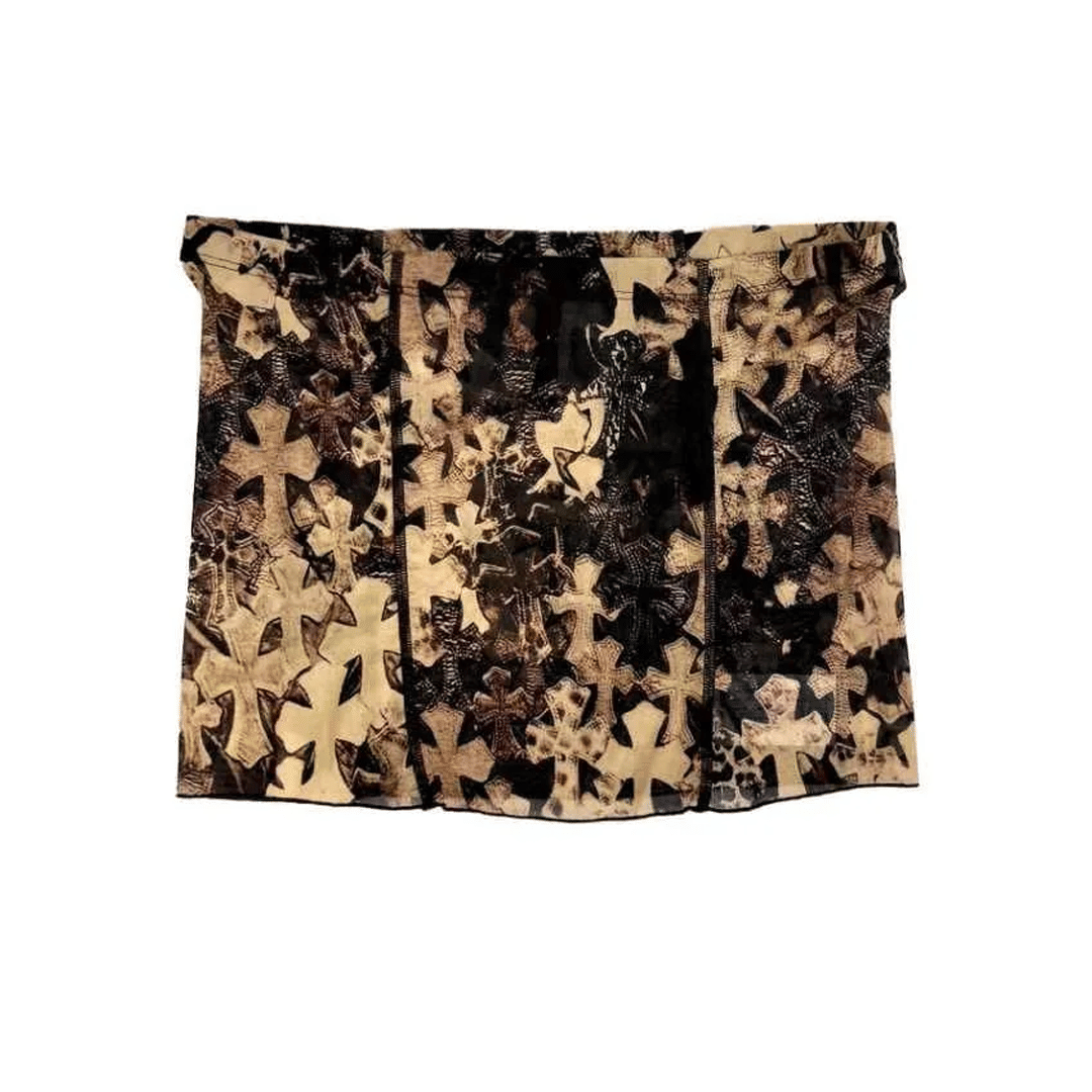 Chrome Hearts All Over Cross Mesh Tube Top (Womens)