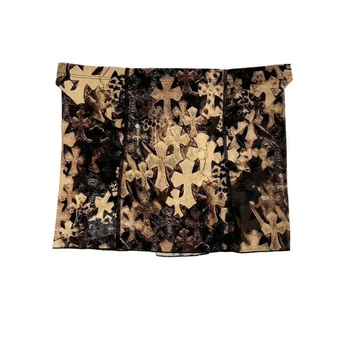 Chrome Hearts All Over Cross Mesh Tube Top (Womens)