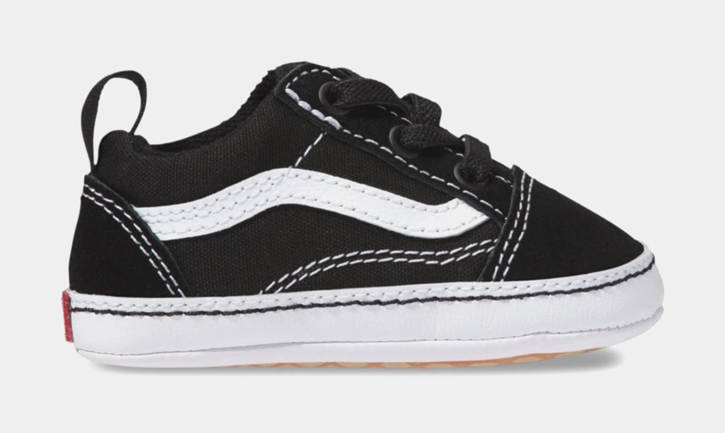 Vans Old Skool Crib Skate Shoes (Black/White)