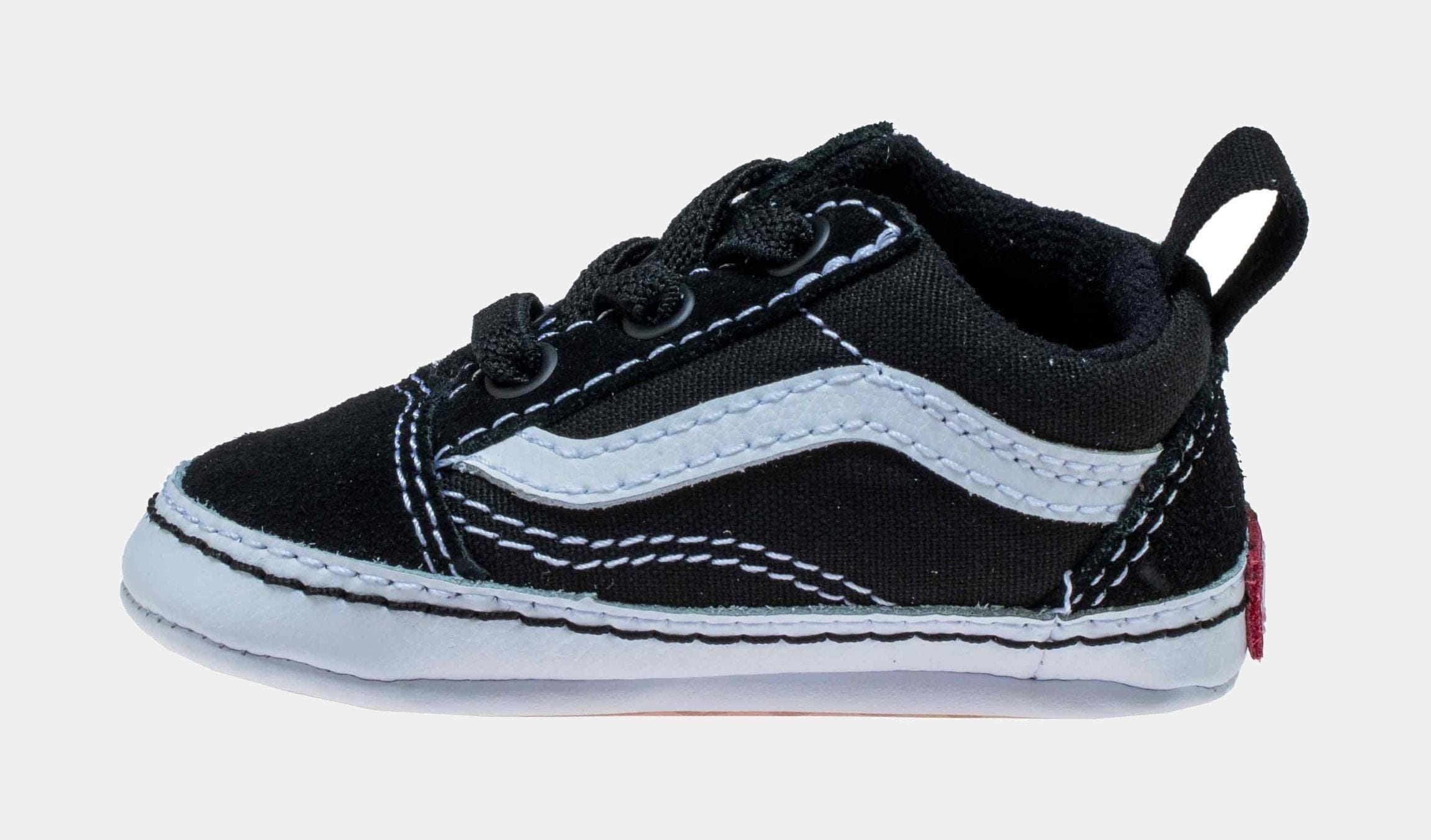 Vans Old Skool Crib Skate Shoes (Black/White)