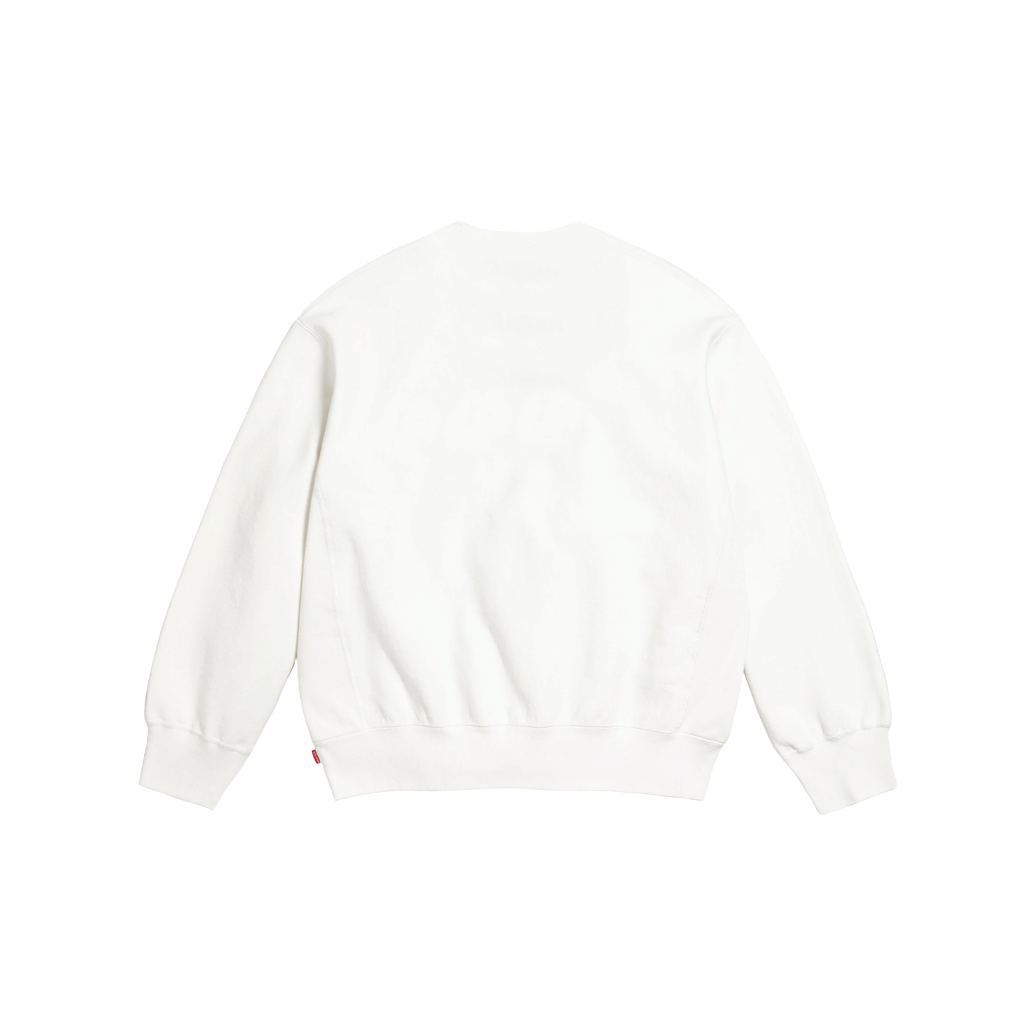 Supreme Washed Box Logo Crewneck White (SS25)
