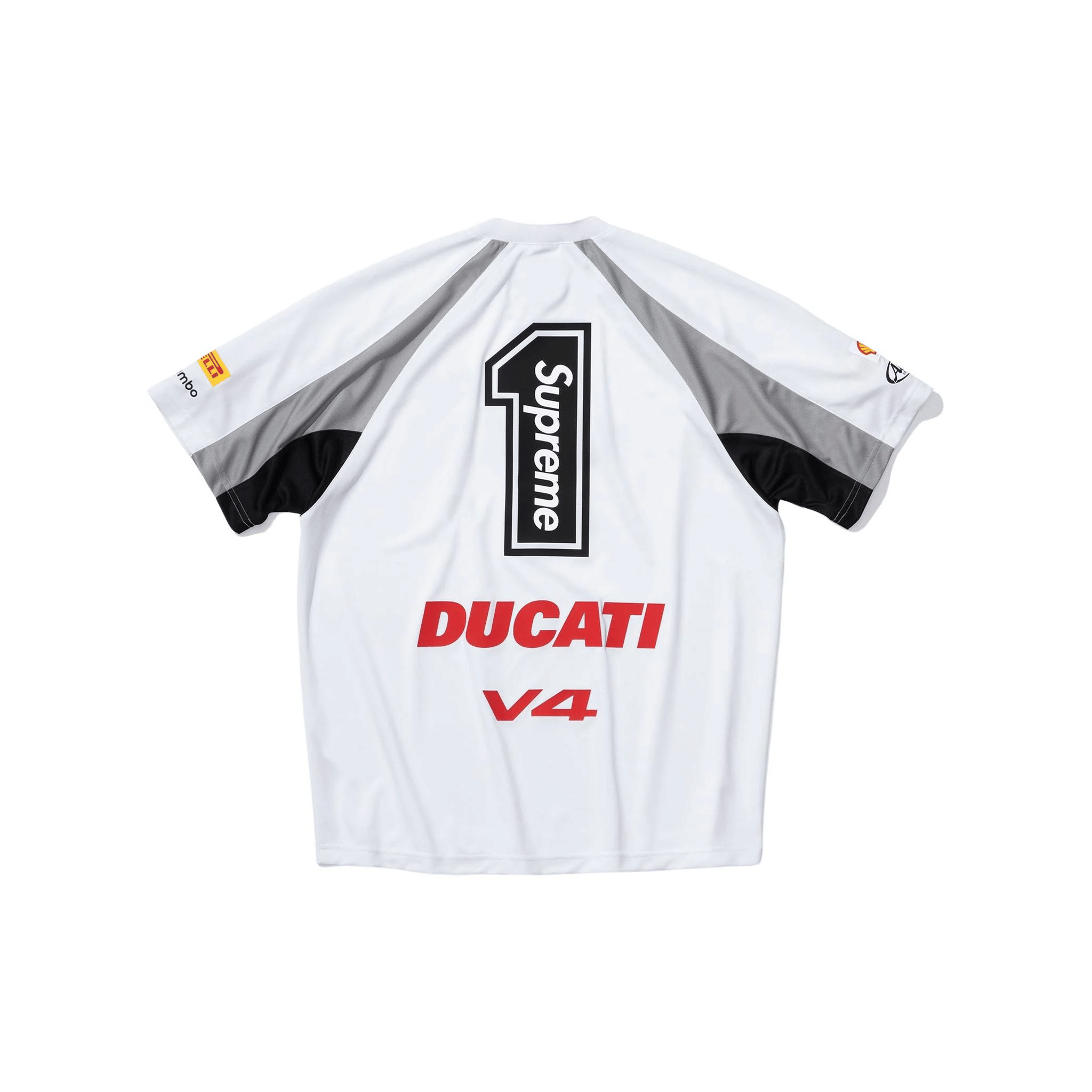 Supreme x Ducati Soccer Jersey White (SS24)