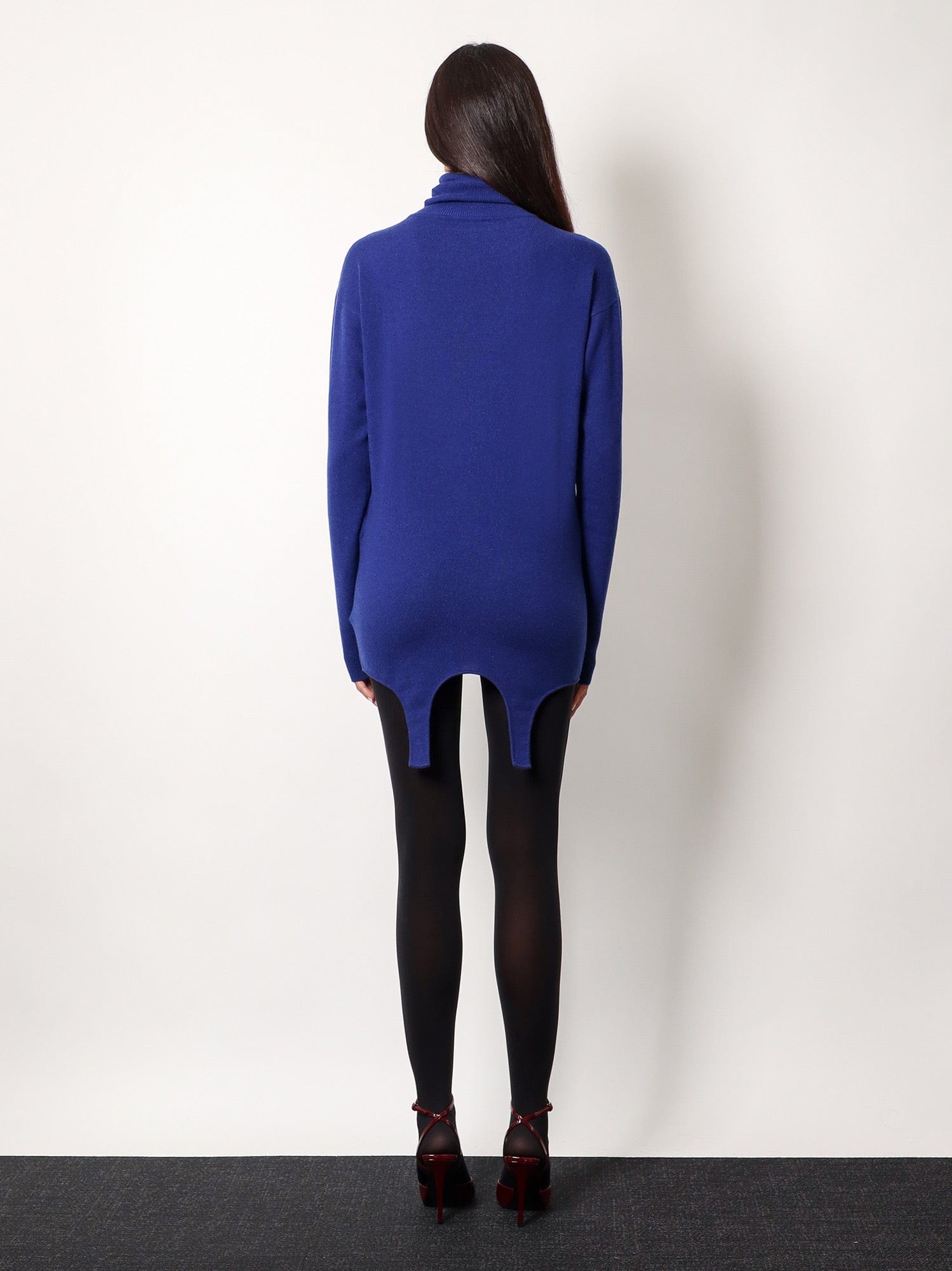 Saint Laurent Cashmere sweater with garter detail