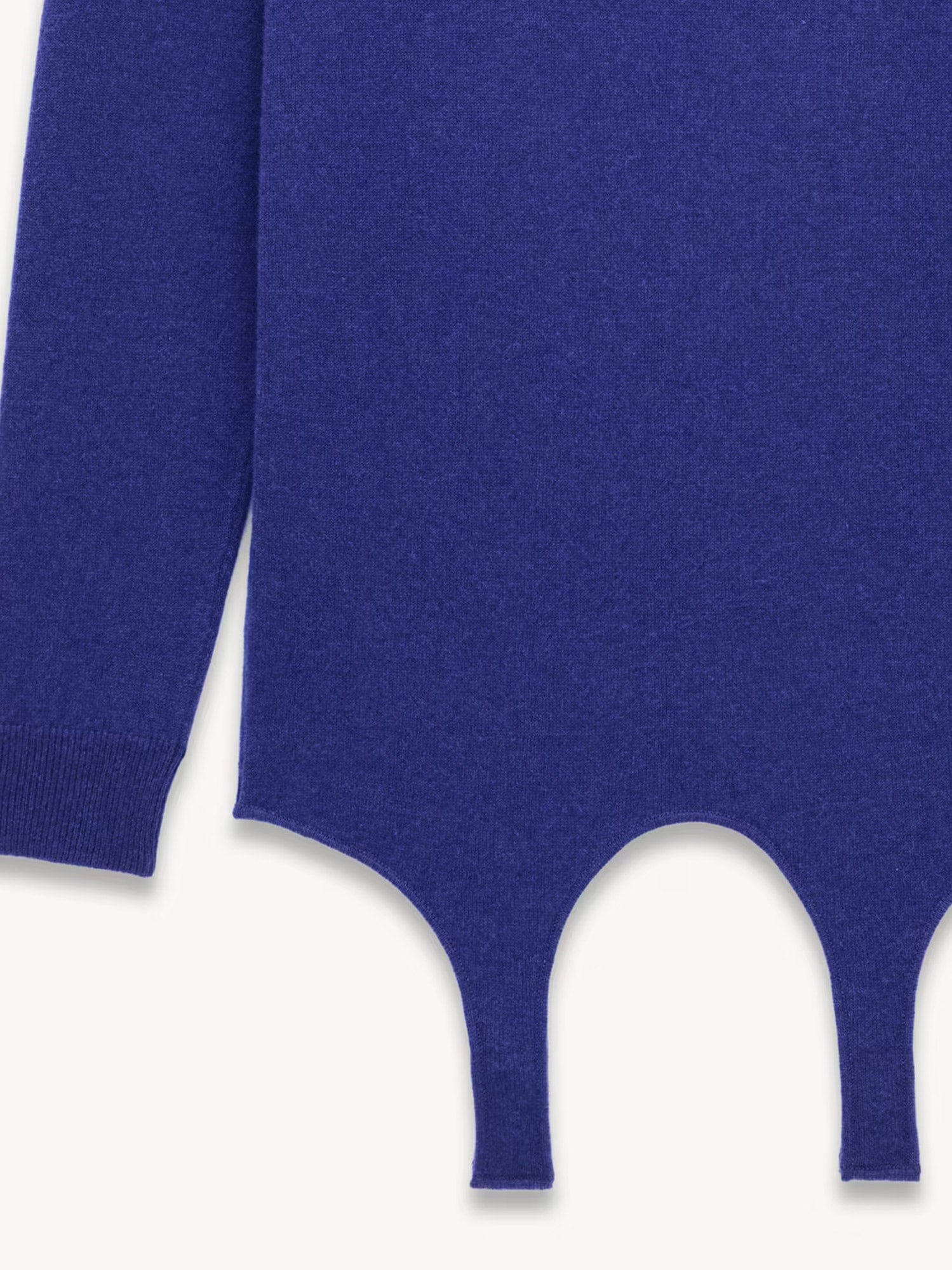Saint Laurent Cashmere sweater with garter detail
