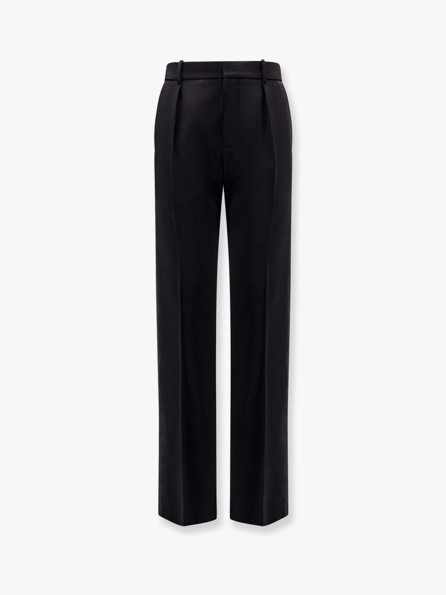 Saint Laurent Tuxedo wool trouser with lateral satin bands