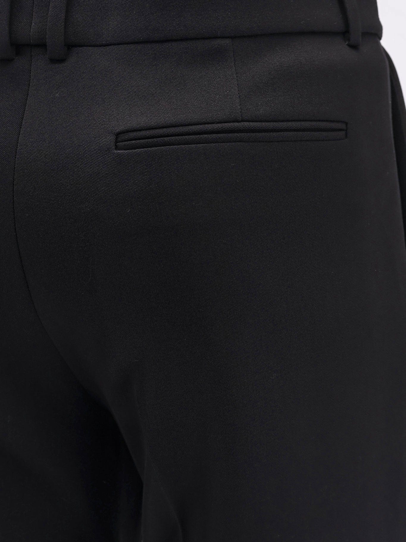 Saint Laurent Tuxedo wool trouser with lateral satin bands