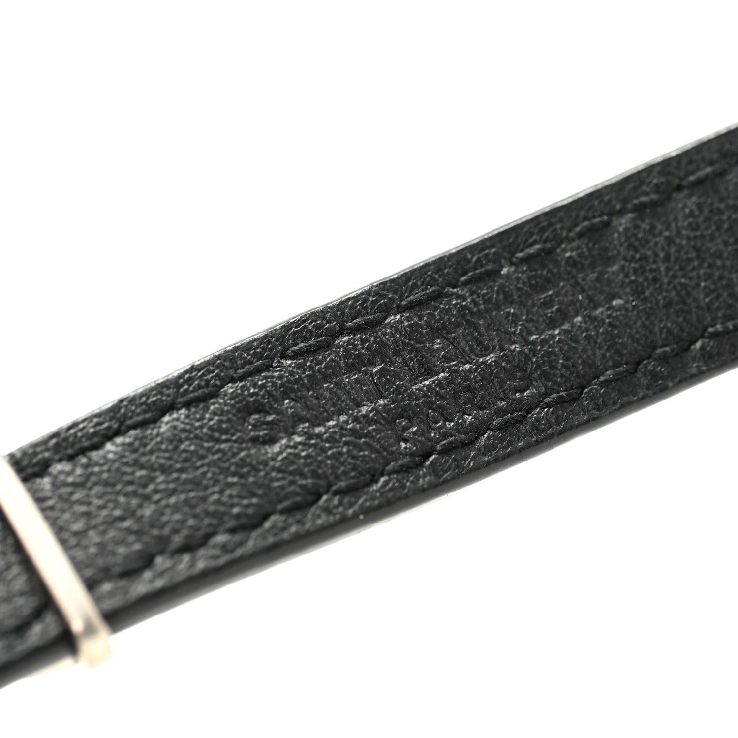 Saint Laurent Calfskin Opyum Double Wrap Bracelet Black