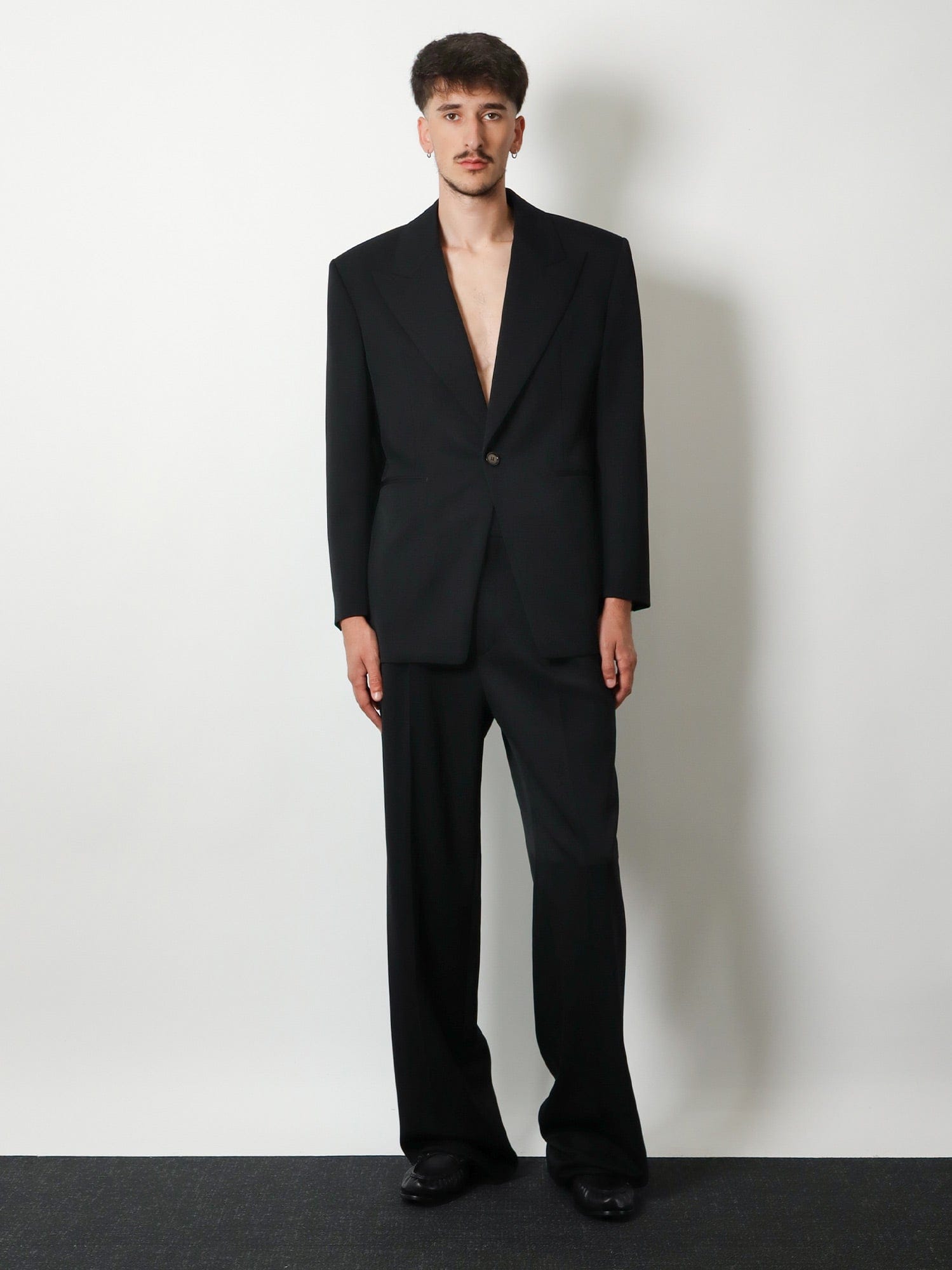 Saint Laurent Fluid tailored certified wool trousers