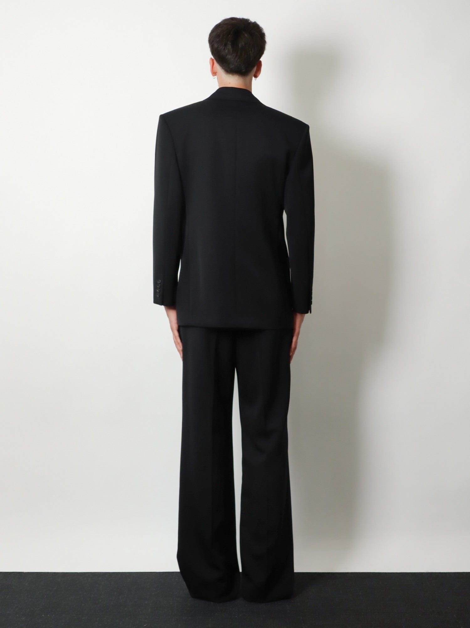 Saint Laurent Fluid tailored certified wool trousers