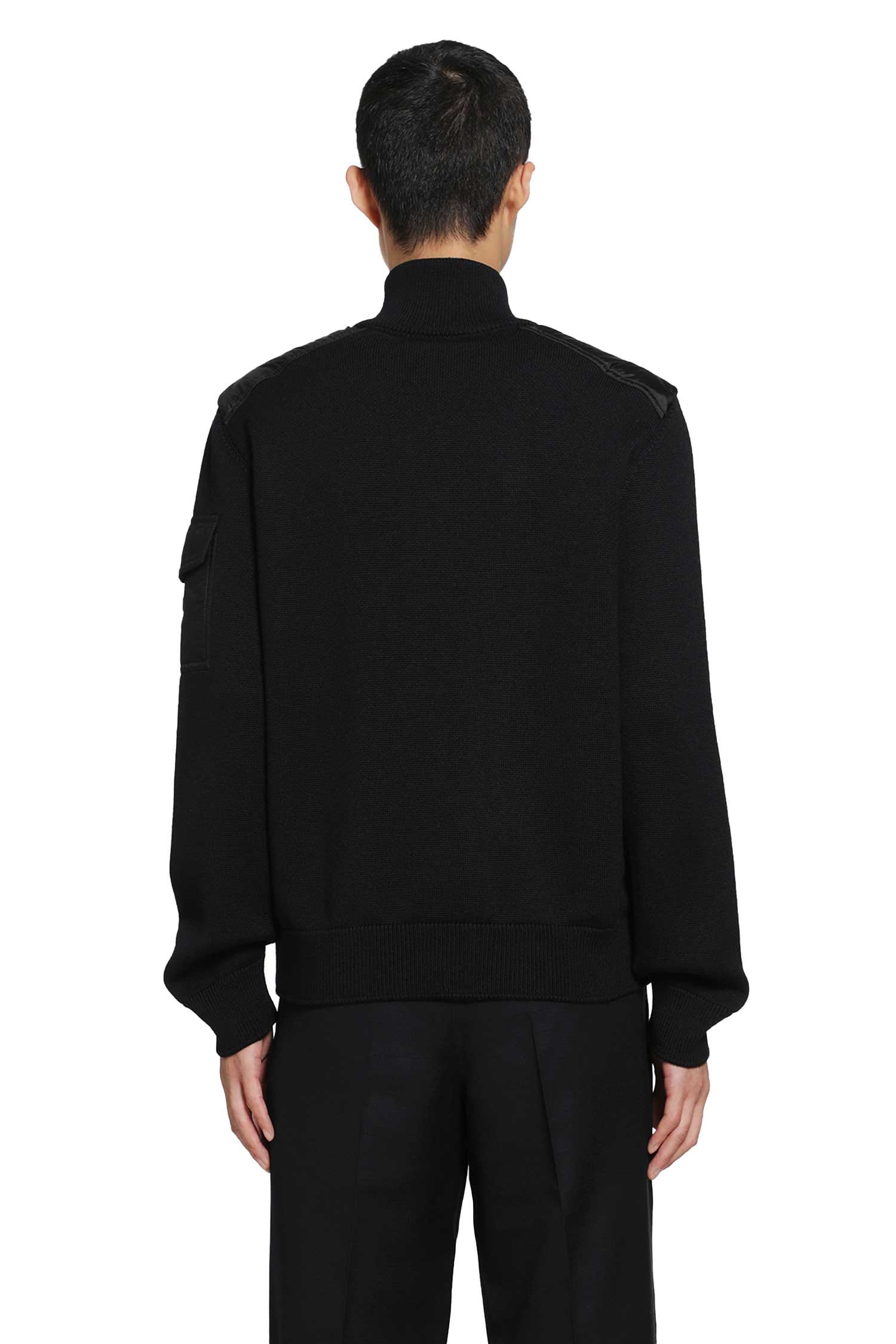 Moncler Padded Wool Zip - Up Cardigan