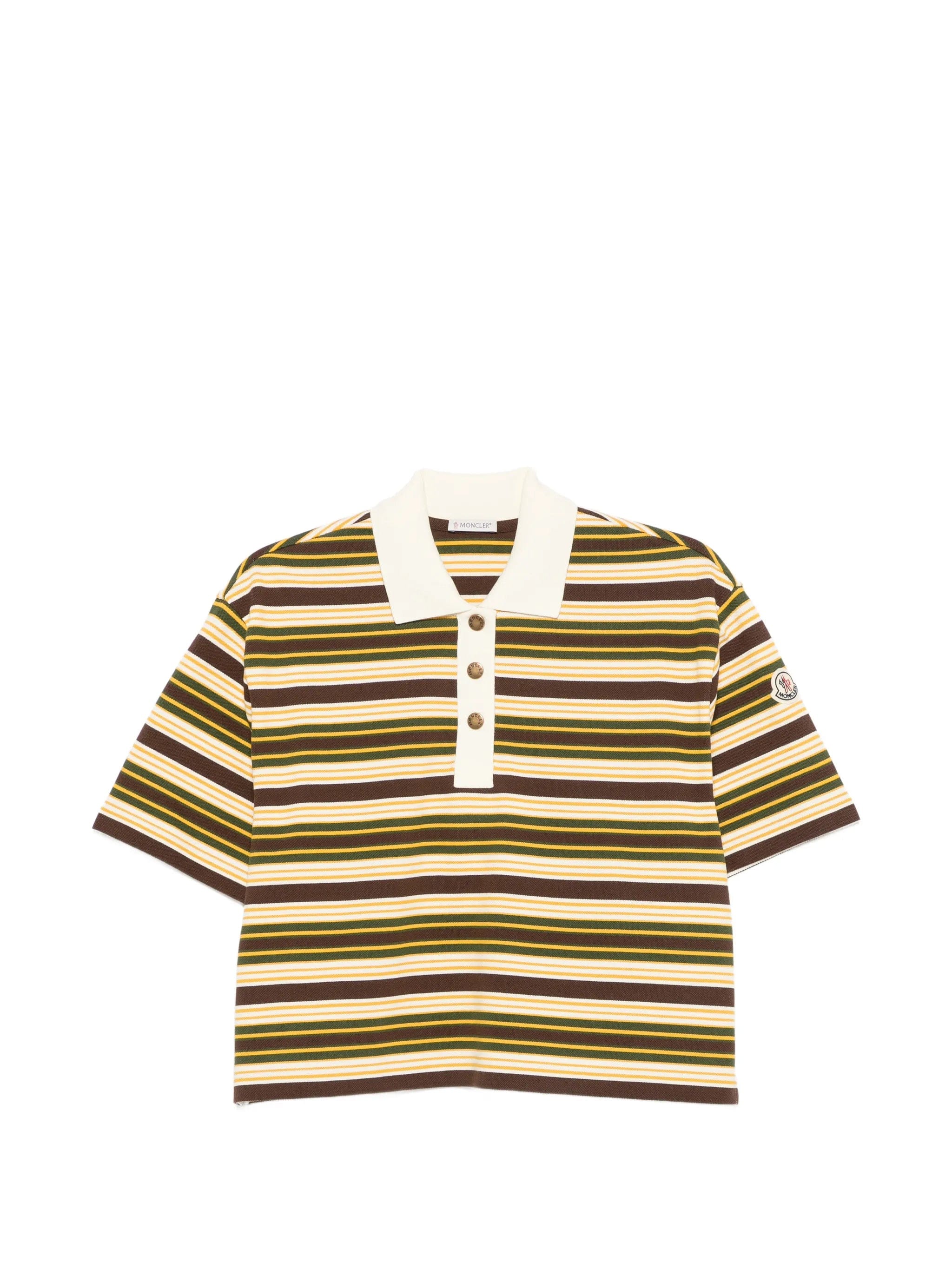 Moncler Manica Corta striped short - sleeve polo shirt