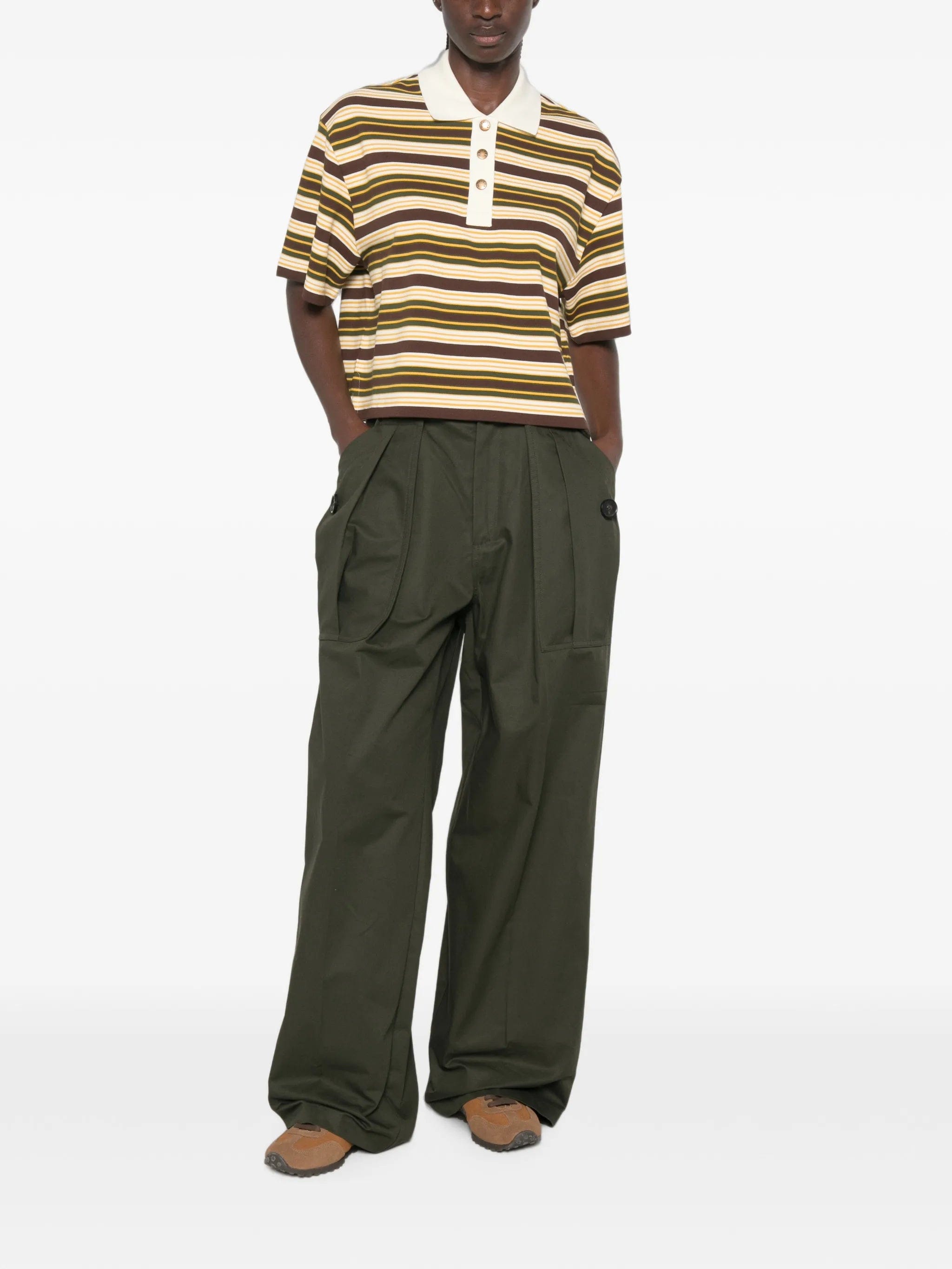 Moncler Manica Corta striped short - sleeve polo shirt