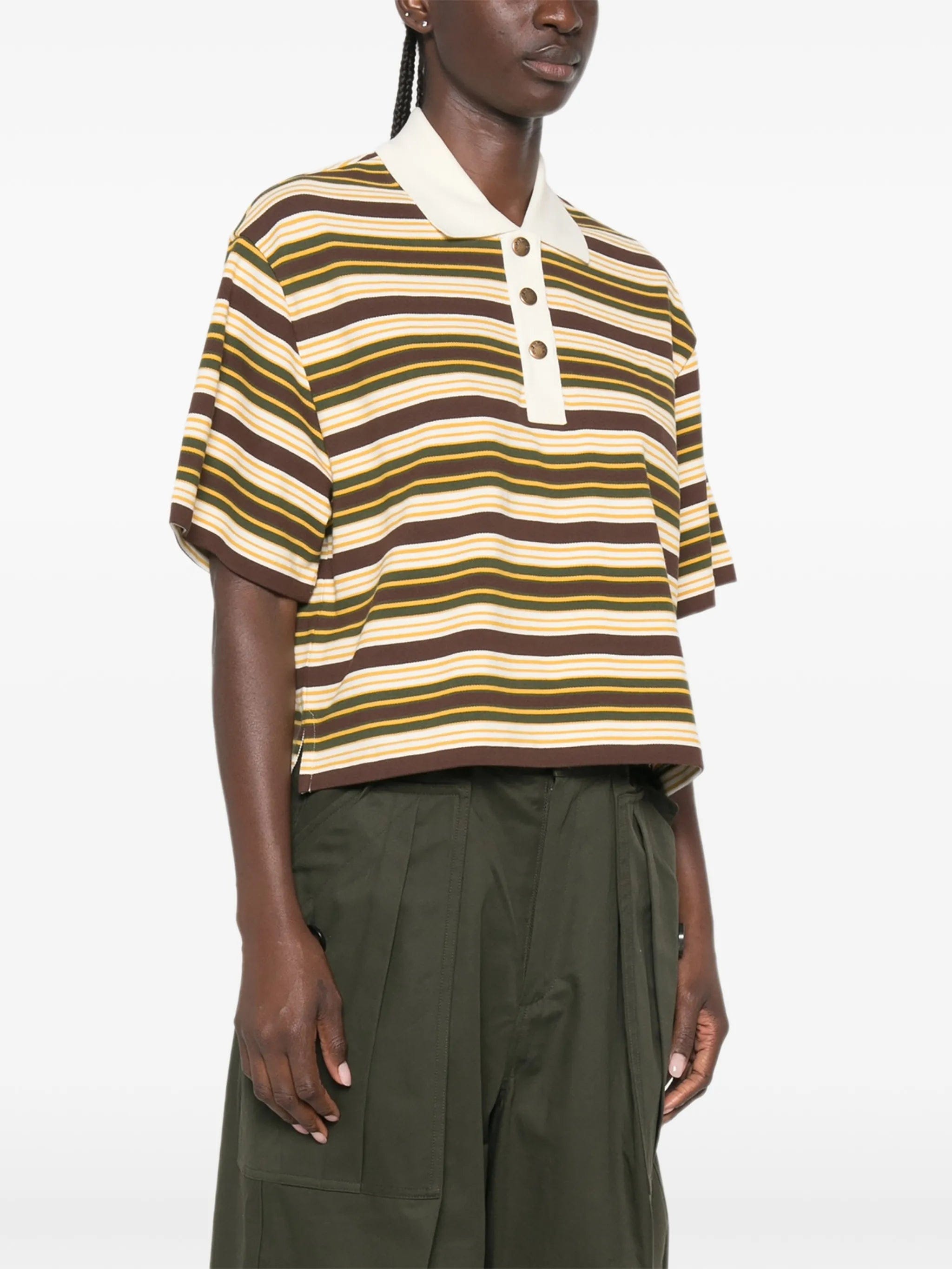 Moncler Manica Corta striped short - sleeve polo shirt