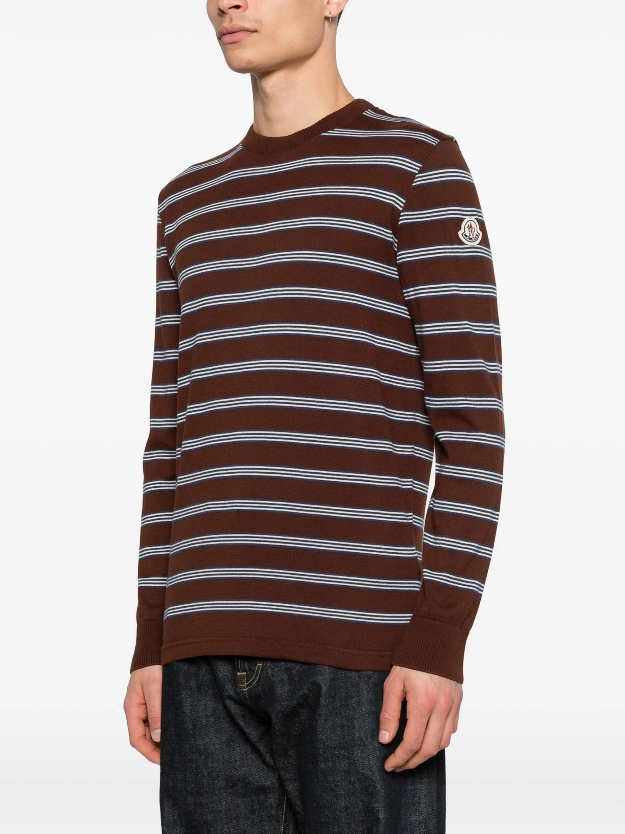 Moncler striped crew - neck T - shirt