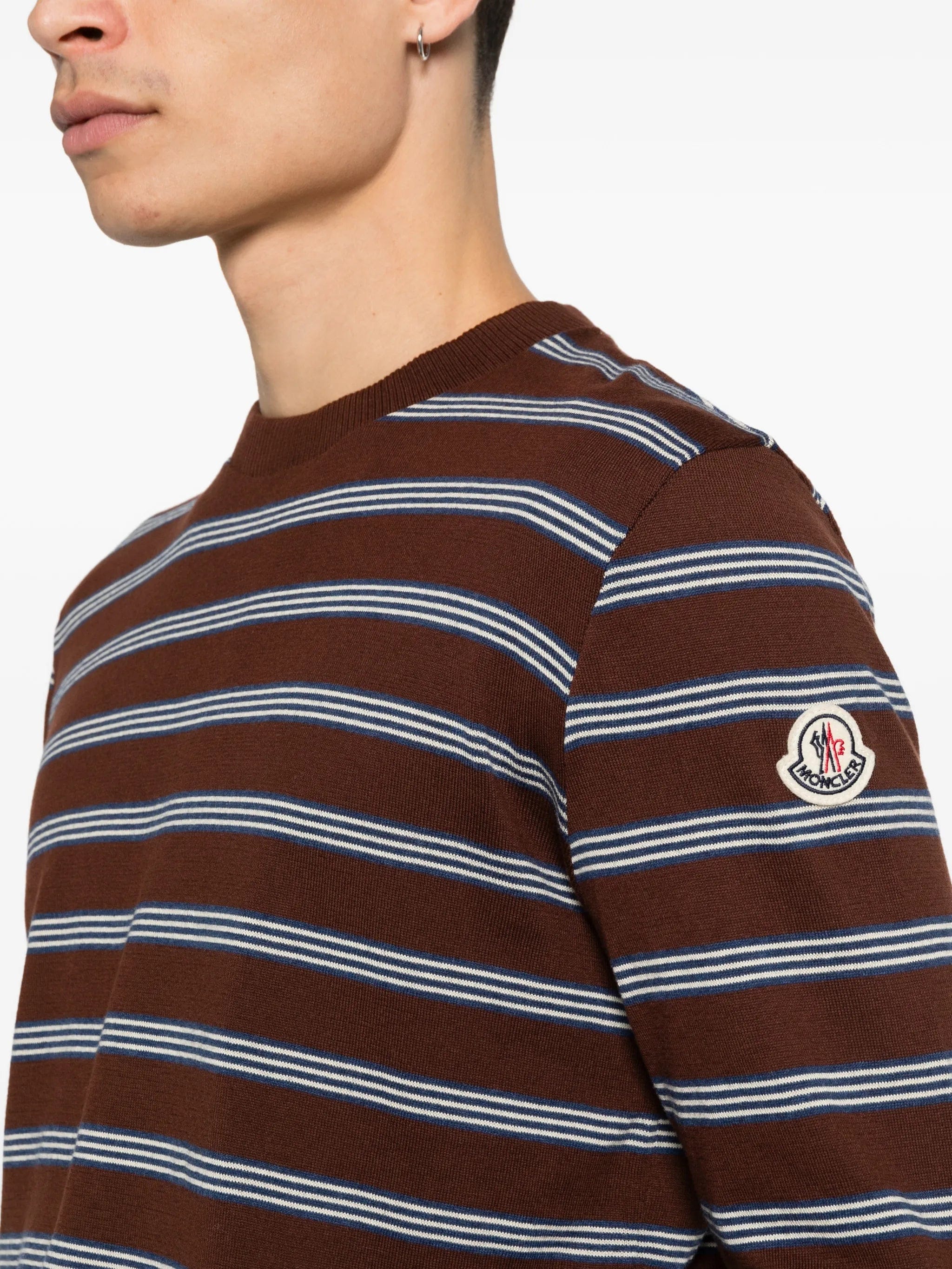 Moncler striped crew - neck T - shirt