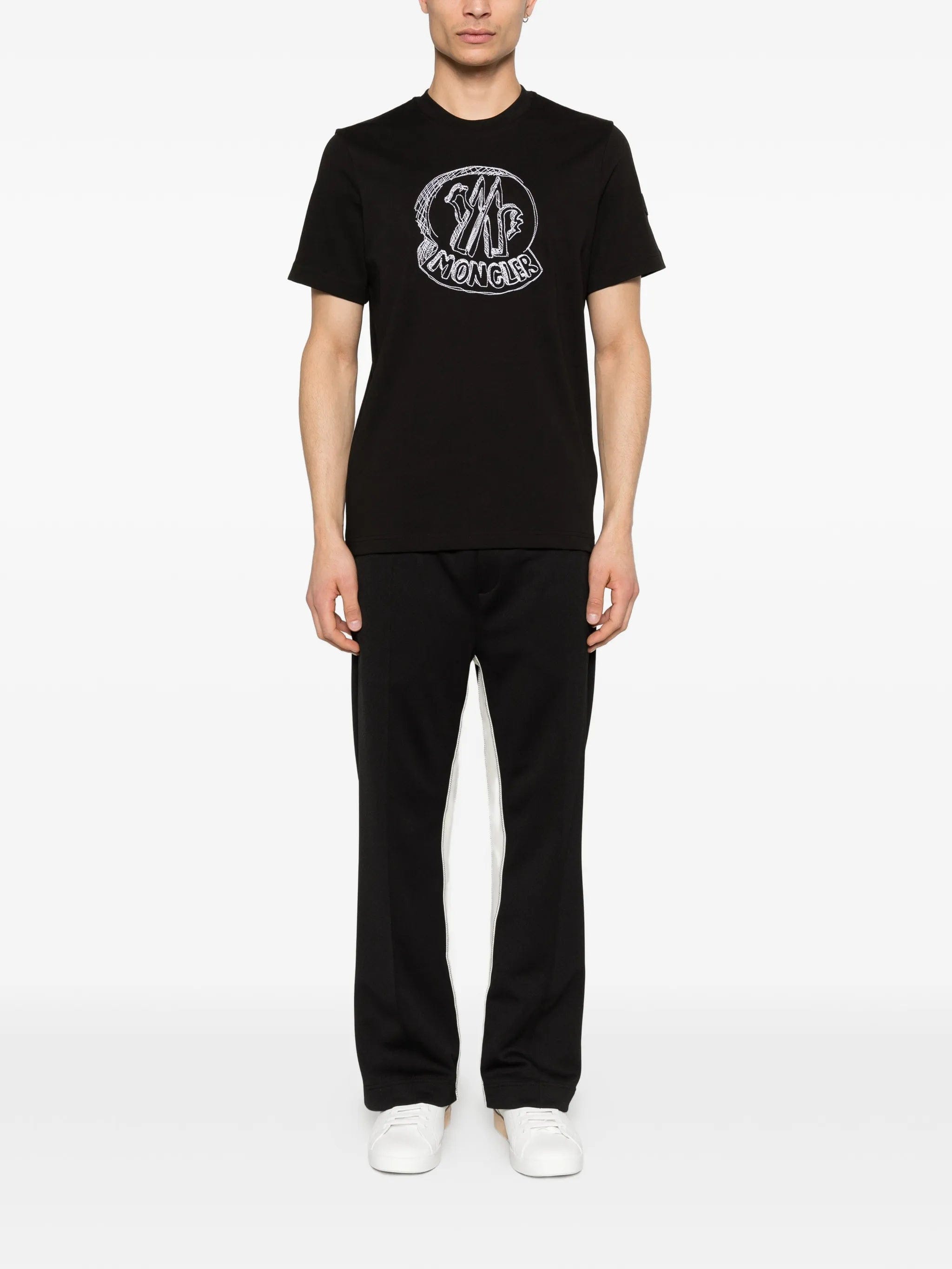 Moncler cartoon logo T - shirt