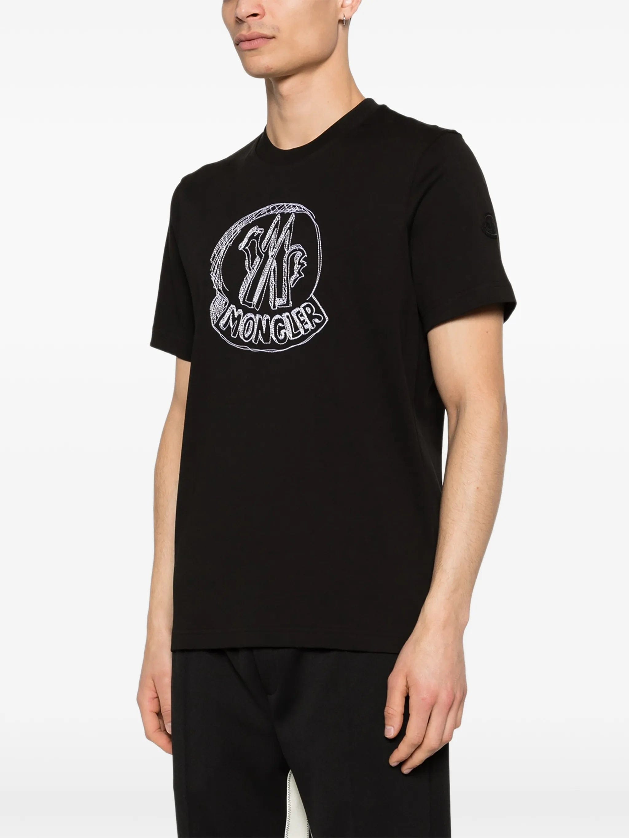 Moncler cartoon logo T - shirt