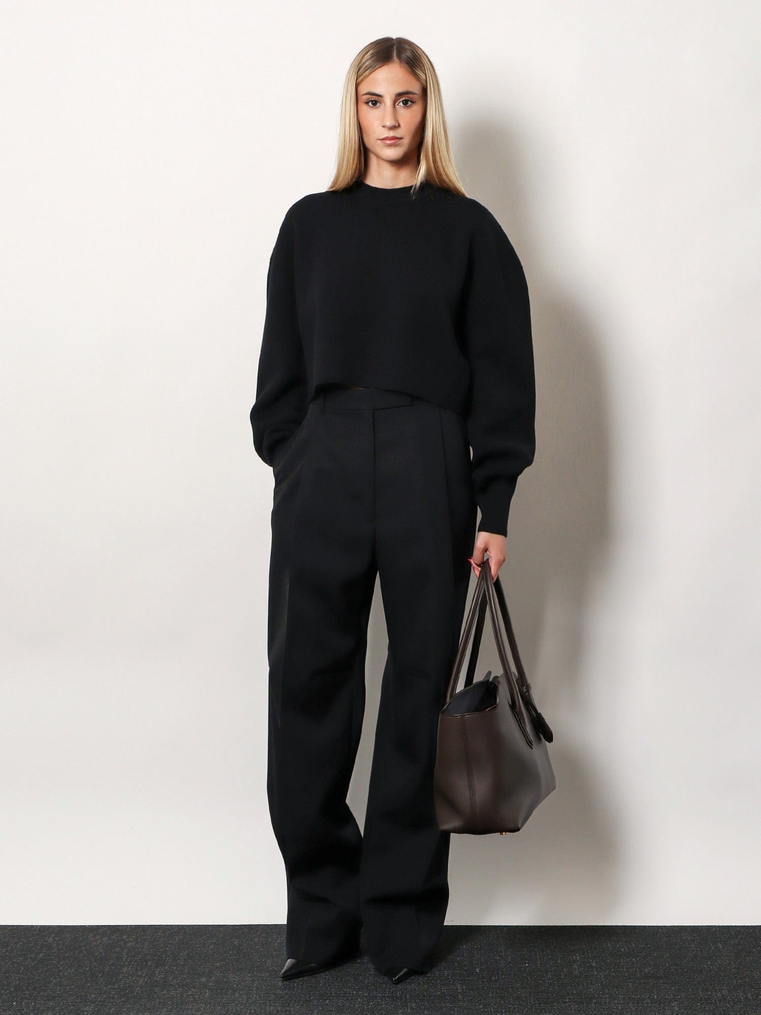 TOM FORD Pleated wool trousers